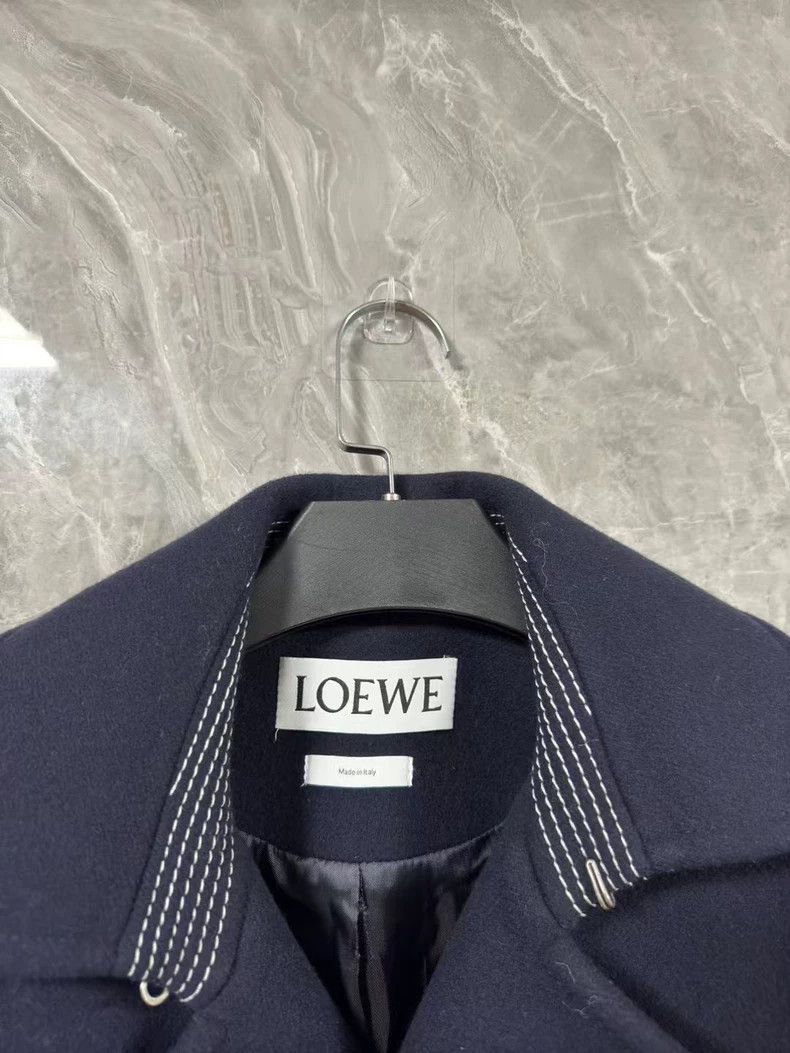 Loewe LOEWE Wool blended cashmere wool coat Size M / US 6-8 / IT 42-44 - 2 Thumbnail