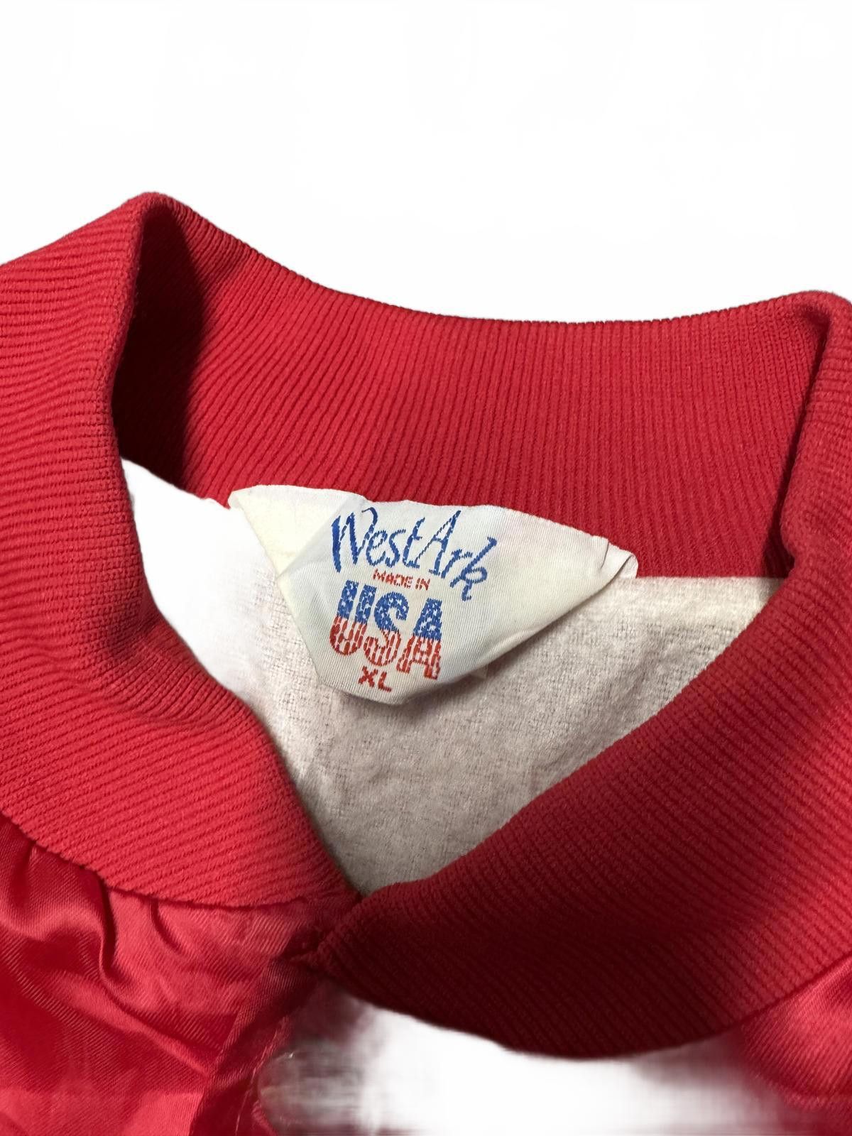 Eddie Bauer Men's Red Satin Baker Bomber Jacket Size US XL / EU 56 / 4 - 6 Thumbnail