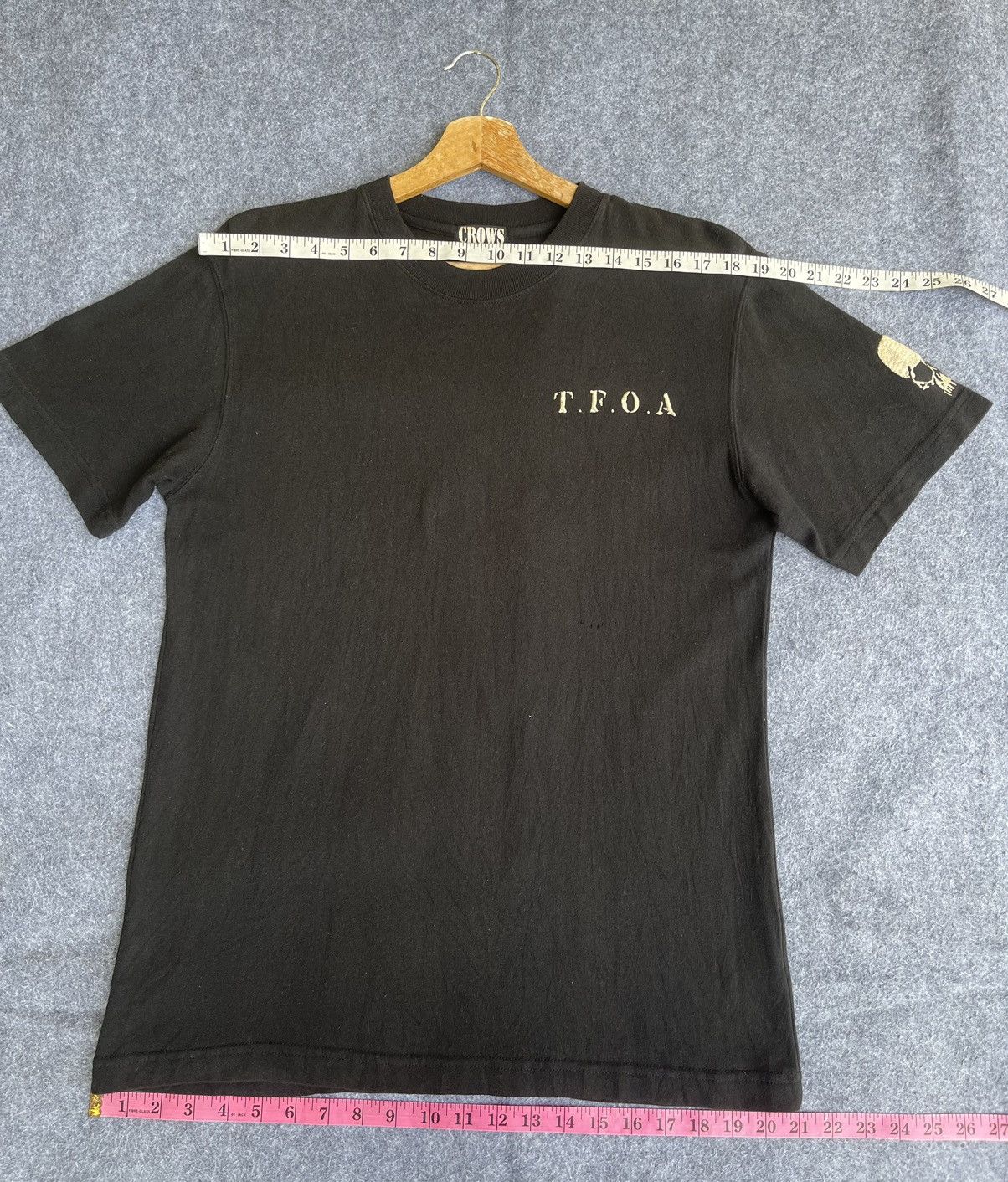 Japanese Brand × Vanson Leathers Last Drop🔥Rare🔥TFOA Skulls Crows Spiritsed Cropped Head Size US M / EU 48-50 / 2 - 12 Thumbnail