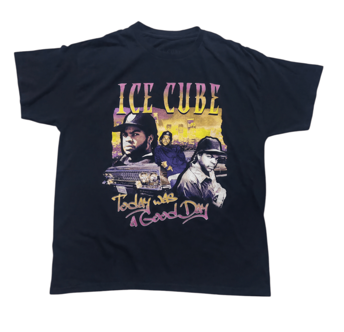 Rap Tees 🔥Hot AOP Ice Cube Rapper O'Shea Jackson Boyz N The Hood Tee Size US L / EU 52-54 / 3 - 1 Thumbnail