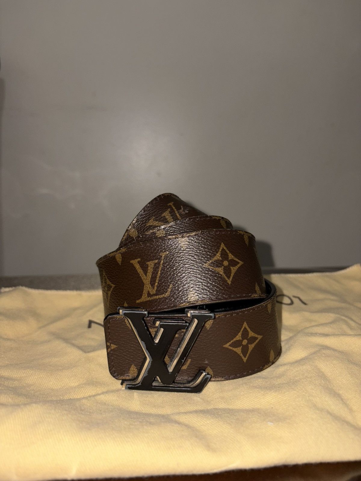 Louis Vuitton Brown Louis Vuitton Monogram Reversible Belt Size 34 - 1 Thumbnail