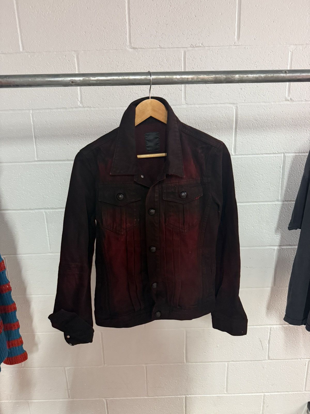 Other midas blood red denim jacket Size US S / EU 44-46 / 1 - 1 Thumbnail