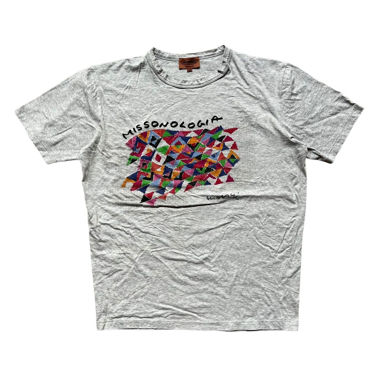 Designer × Missoni Vintage Missoni Art Tee Size US M / EU 48-50 / 2 - 1 Thumbnail