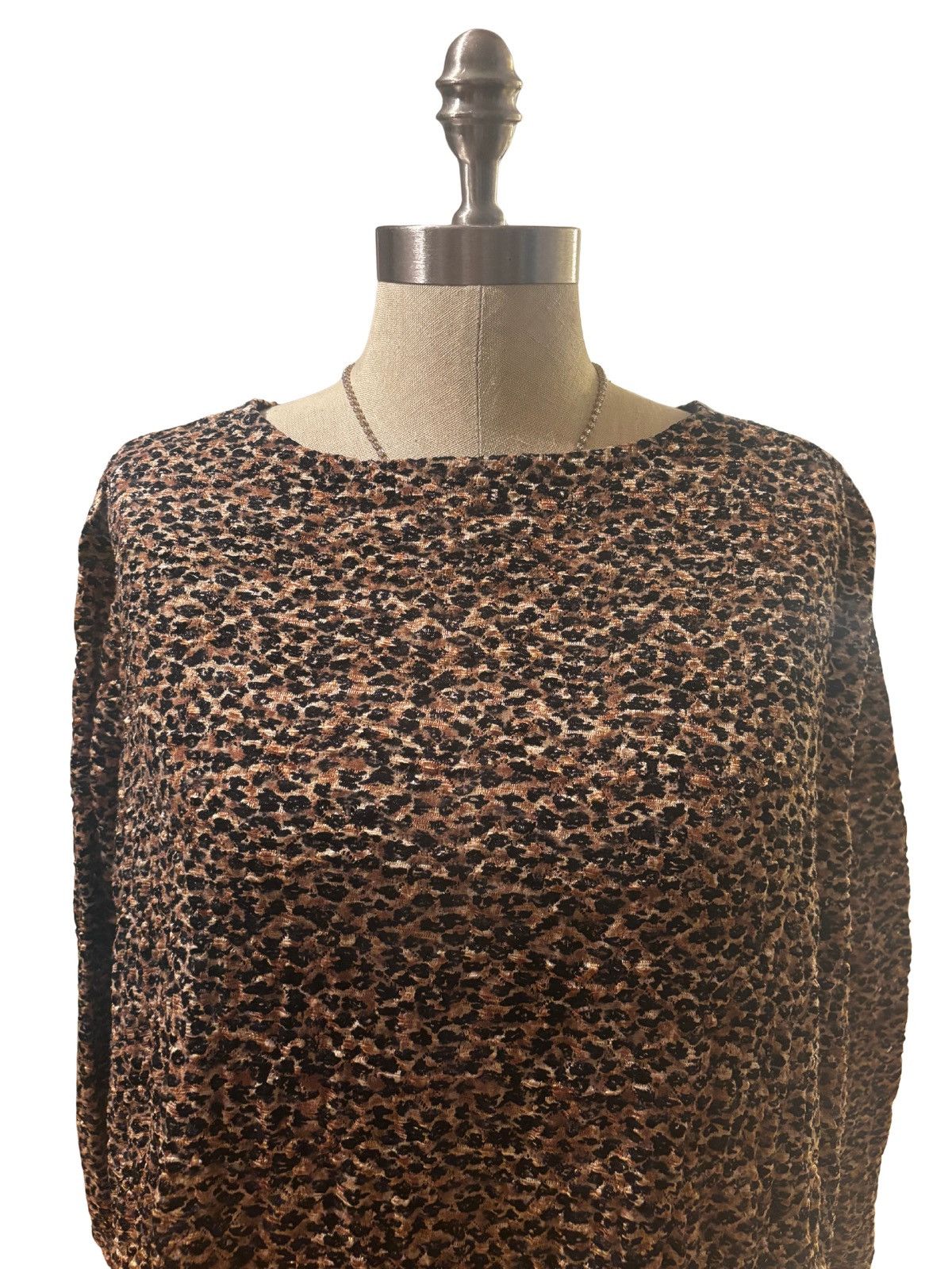 Other Women’s leopard pattern Top.wt0118 Size XL / US 12-14 / IT 48-50 - 2 Thumbnail
