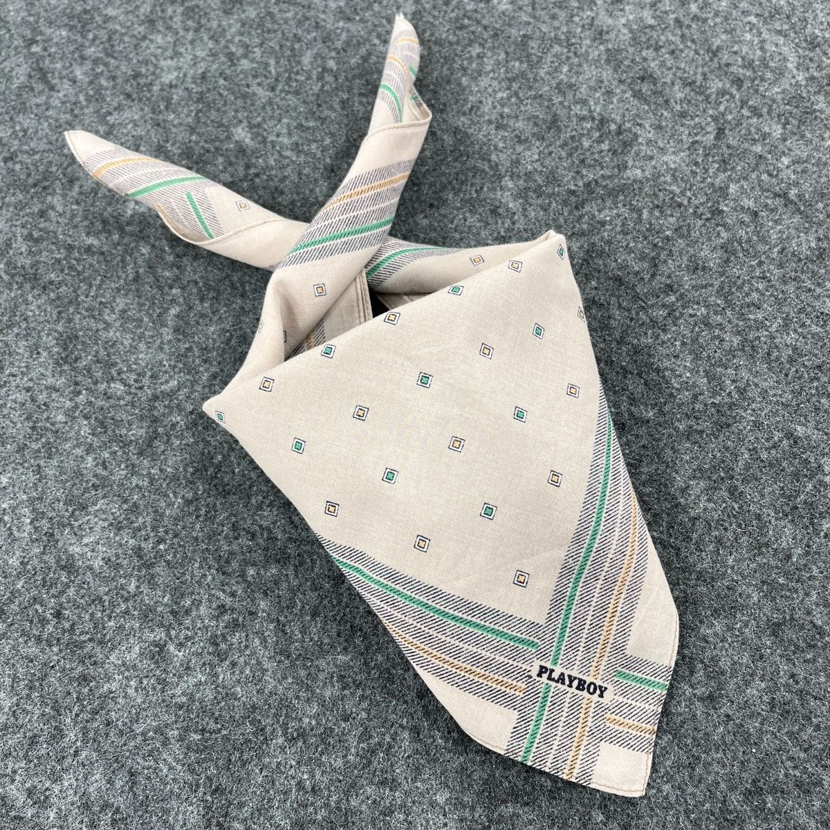 Playboy × Vintage Playboy Handkerchief / Bandana / Neckerchief B337 Size ONE SIZE - 8 Thumbnail
