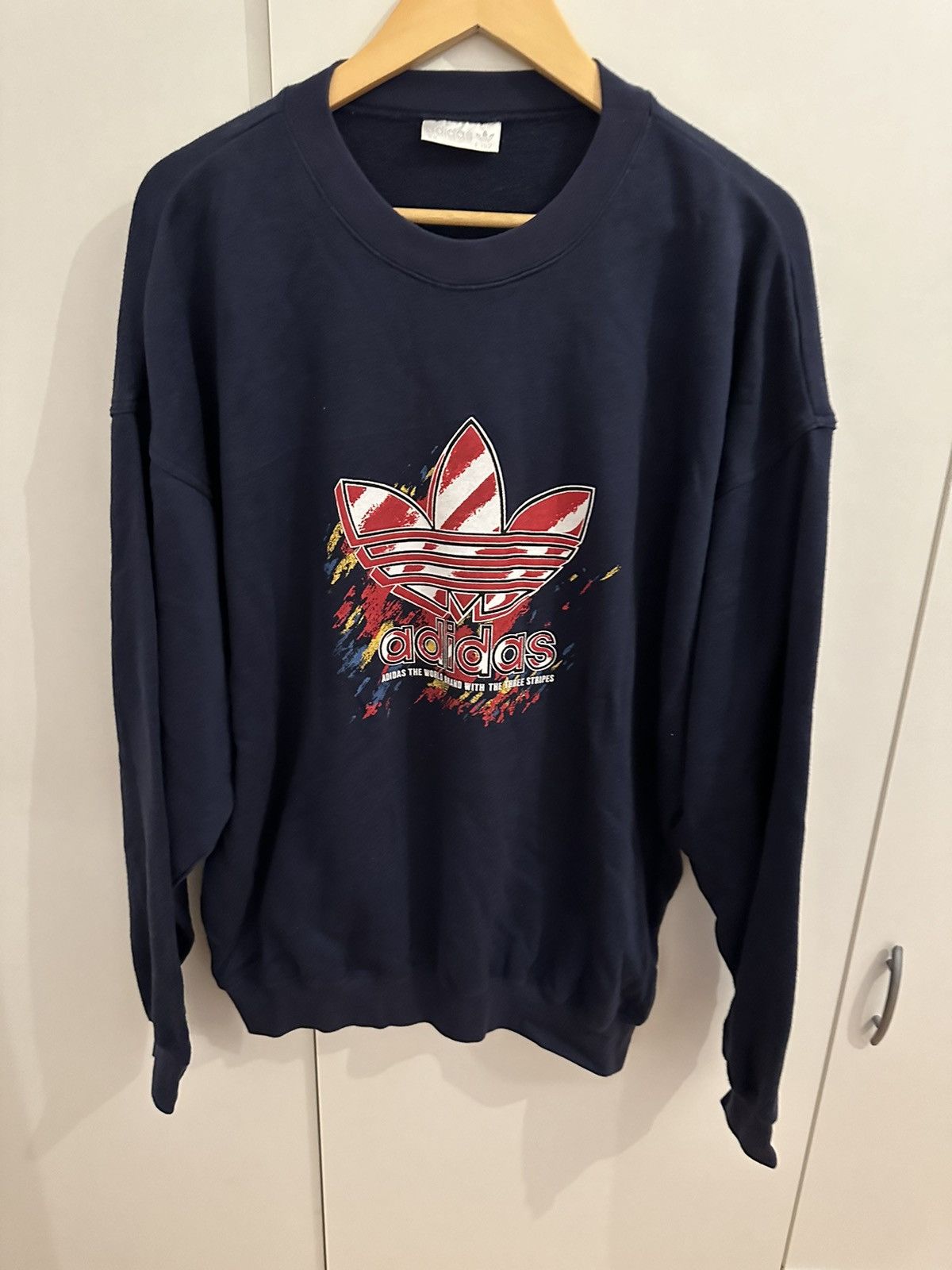 Adidas Pullover Sweatshirt Size XL Retro Vintage