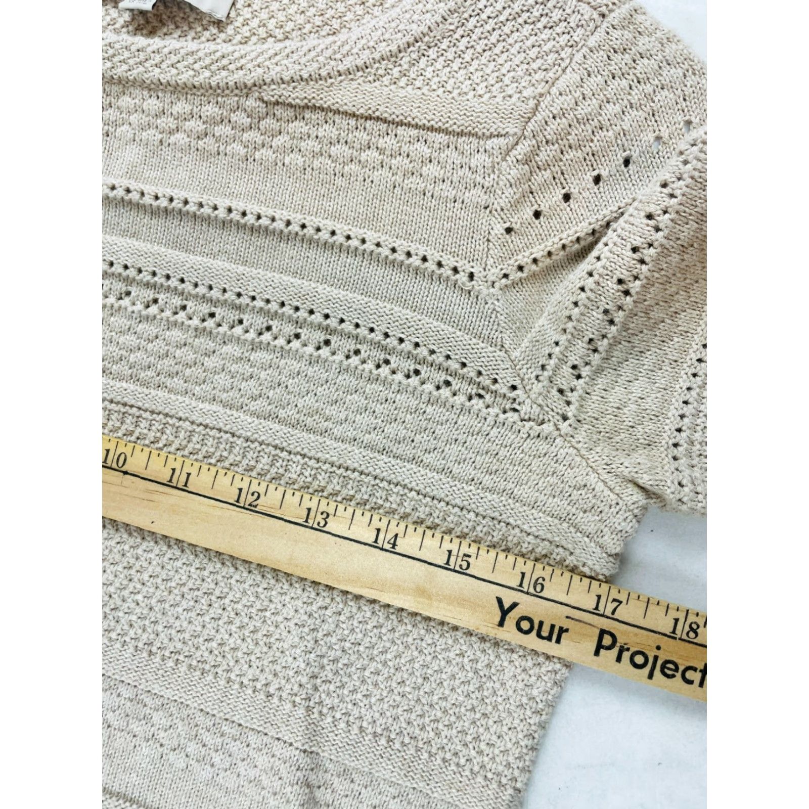 Loft LOFT Sweater Women's Size Extra Small Tan Long Sleeve Pullover Knitted Boatneck Size XS / US 0-2 / IT 36-38 - 4 Thumbnail