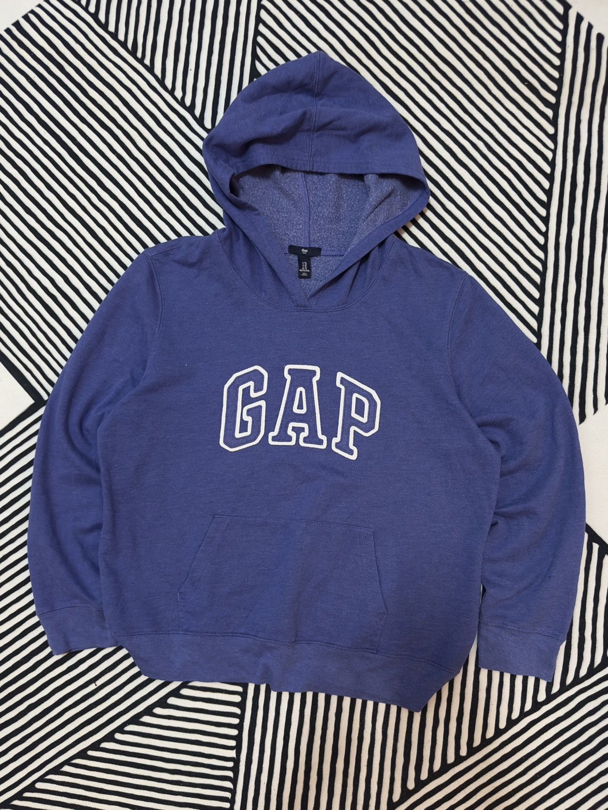 Gap GAP Hoodie Purple White Big Center Logo Size US XL / EU 56 / 4 - 1 Thumbnail