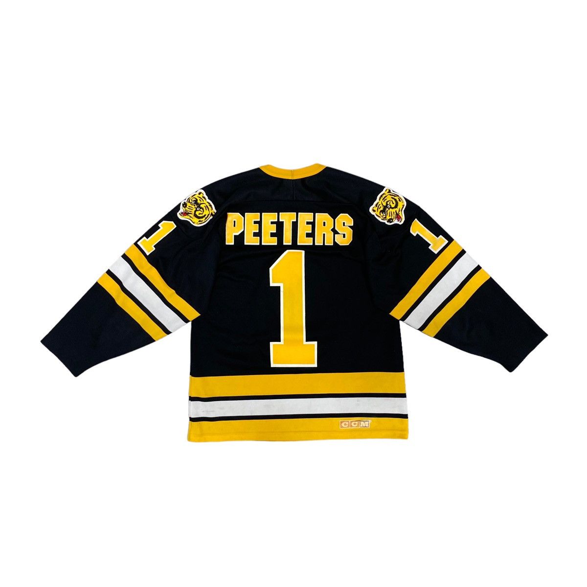 image of Ccm Boston Bruins 1 Pete Peeters 1983/84 Hockey Jersey M, Men's (Size Medium)
