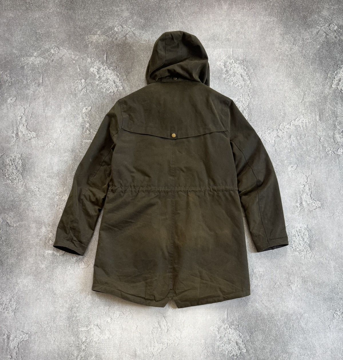 Barbour Barbour UK14/US10/EUR40 thrunton wax jacket waxed coat parka Size L / US 10 / IT 46 - 16 Thumbnail