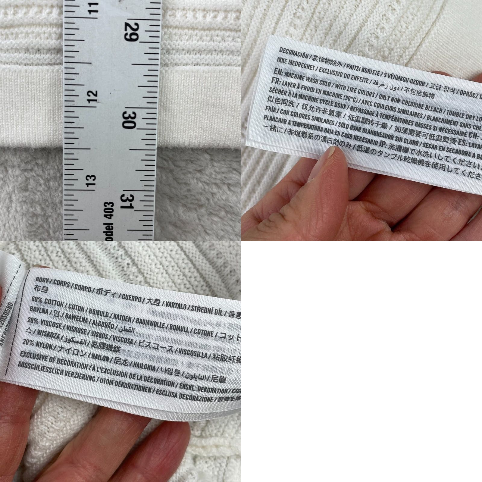Abercrombie & Fitch Abercrombie & Fitch Shirt Men L White Knit Crew Neck Short Sleeve NWOT Size US L / EU 52-54 / 3 - 8 Thumbnail