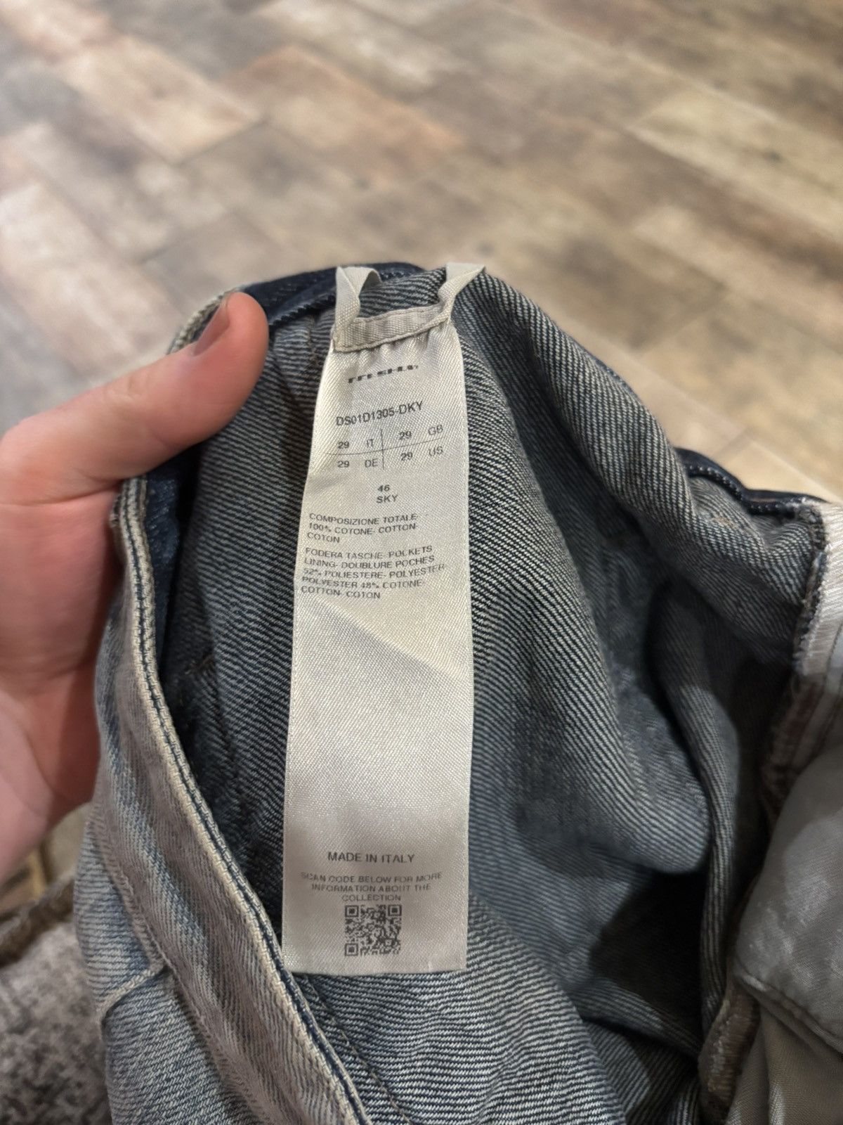 Rick Owens Stone Wash Geth Baggy Denim Size US 30 / EU 46 - 4 Thumbnail