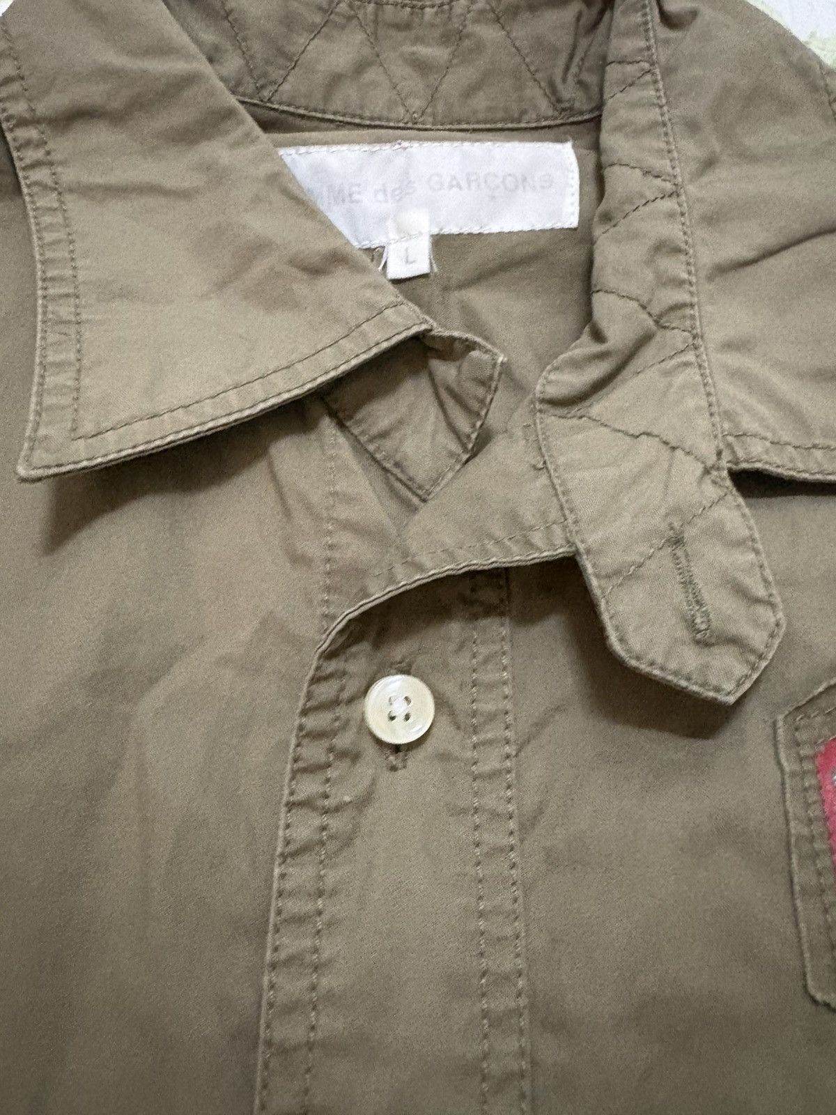 Comme des Garcons CDG Chambray Army Shirt 63 Racing Junya Watanabe Size US L / EU 52-54 / 3 - 13 Thumbnail