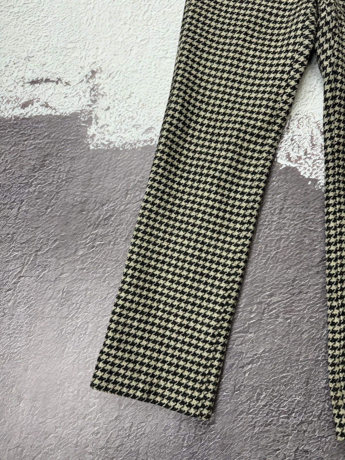 Bally Bally Wool Gray houndstooth casual classic pants Size US 30 / EU 46 - 5 Thumbnail