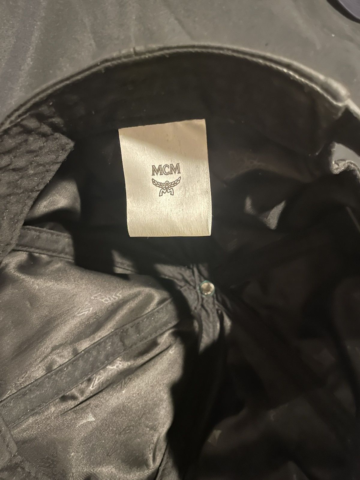 MCM MCM Black Monogram Logo print Hat Size ONE SIZE - 7 Thumbnail