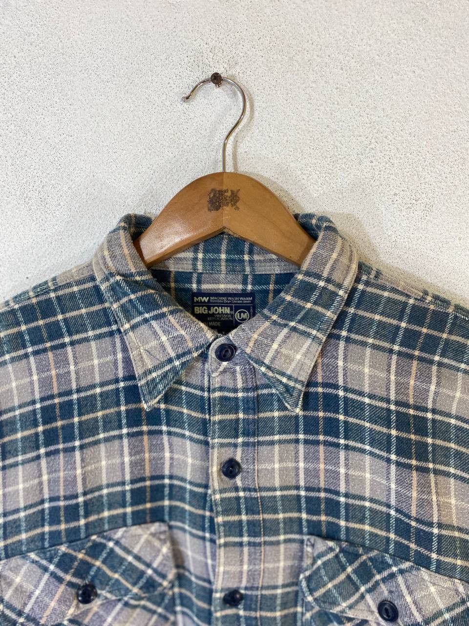 Big John vintage big john flannel shirt union made Size US L / EU 52-54 / 3 - 2 Thumbnail