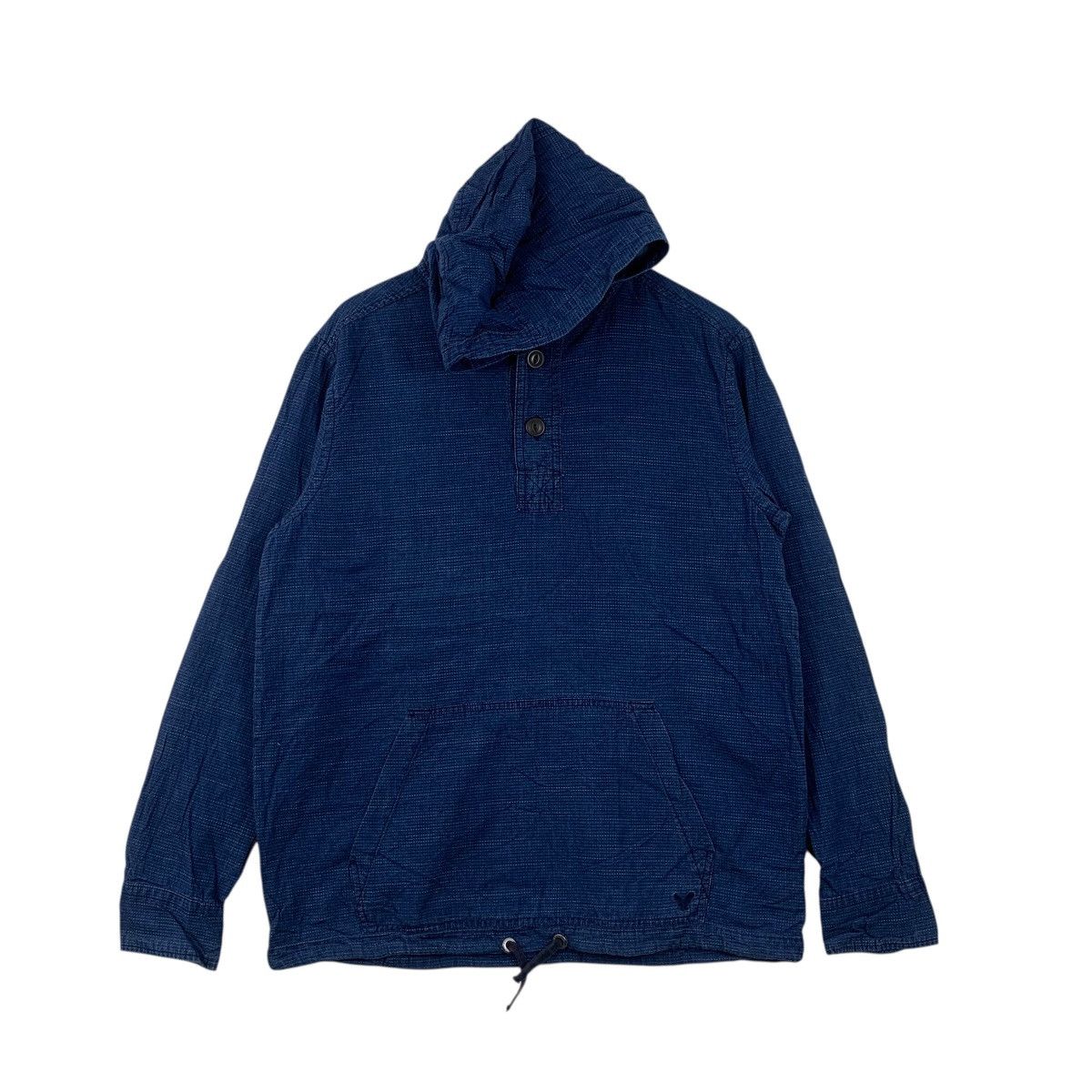 American Eagle Outfitters Vintage AMERICAN EAGLE OUTFITTERS Pure Indigo Hoodie Size US M / EU 48-50 / 2 - 1 Thumbnail