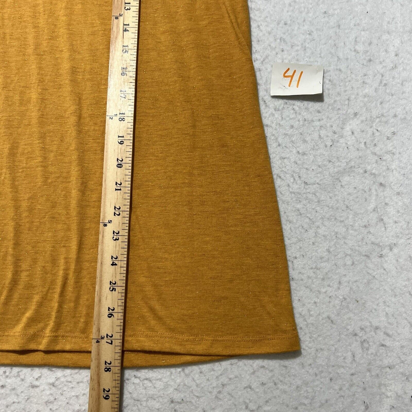 Other Lane Bryant 10/12 Perfect Glitter Mustard Yellow T Shirt Size XL / US 12-14 / IT 48-50 - 8 Thumbnail