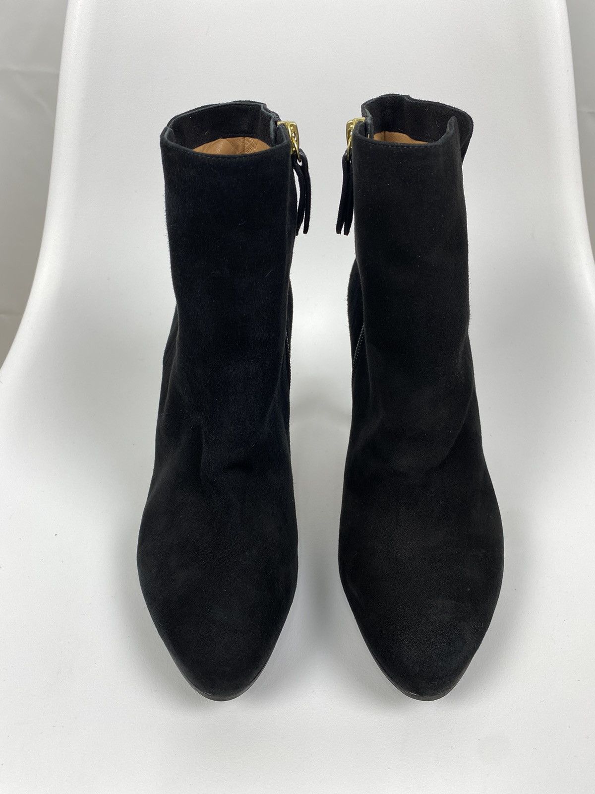 Designer Pura Lopez Suede Bootie size 40 Size US 10 / IT 40 - 2 Thumbnail
