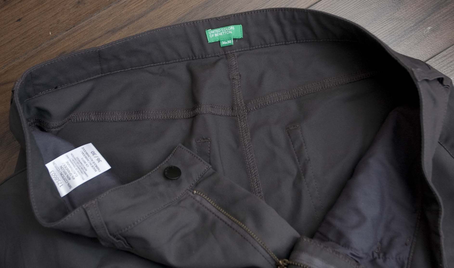 United Colors Of Benetton United Colors of Benetton Pants Size 36x26.5 Dark Gray Size US 36 / EU 52 - 6 Thumbnail