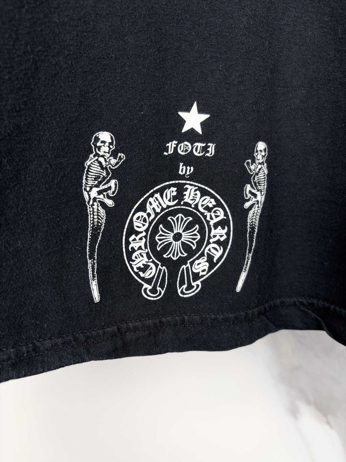 Chrome Hearts Chrome Hearts Foti Winged Skull Skeleton Tshirt Black Size US L / EU 52-54 / 3 - 7 Thumbnail