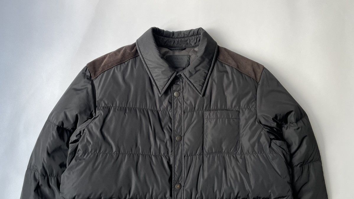 Prada Black Nylon ‘Hunter’ Down Jacket Size US L / EU 52-54 / 3 - 3 Thumbnail