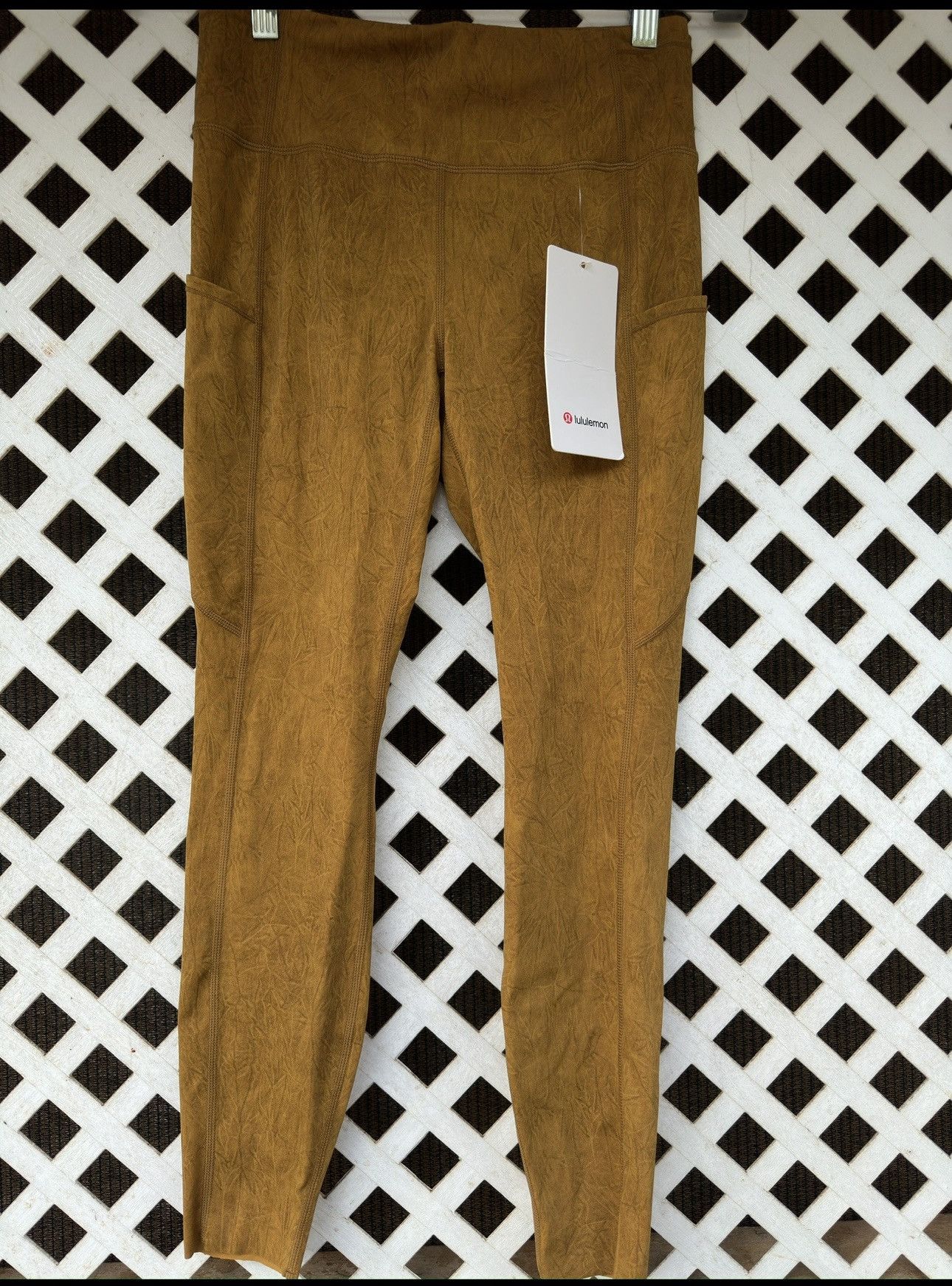 Lululemon New Lululemon Leggings Women's 8 Mustard Yellow 165/70A Size 30" / US 8 / IT 44 - 1 Thumbnail