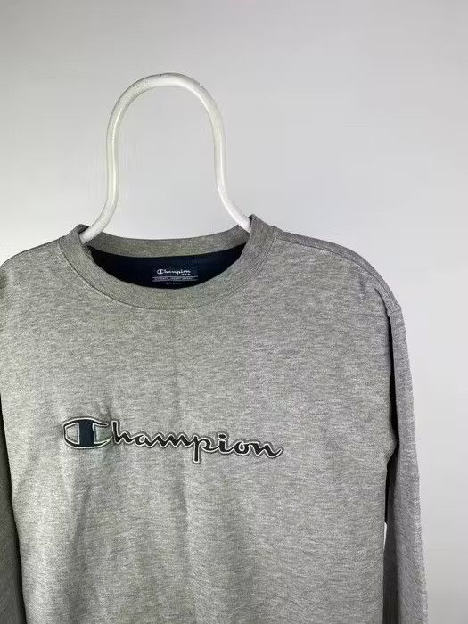 Champion Champion vintage sweatshirt big logo size L grey Size US L / EU 52-54 / 3 - 2 Thumbnail
