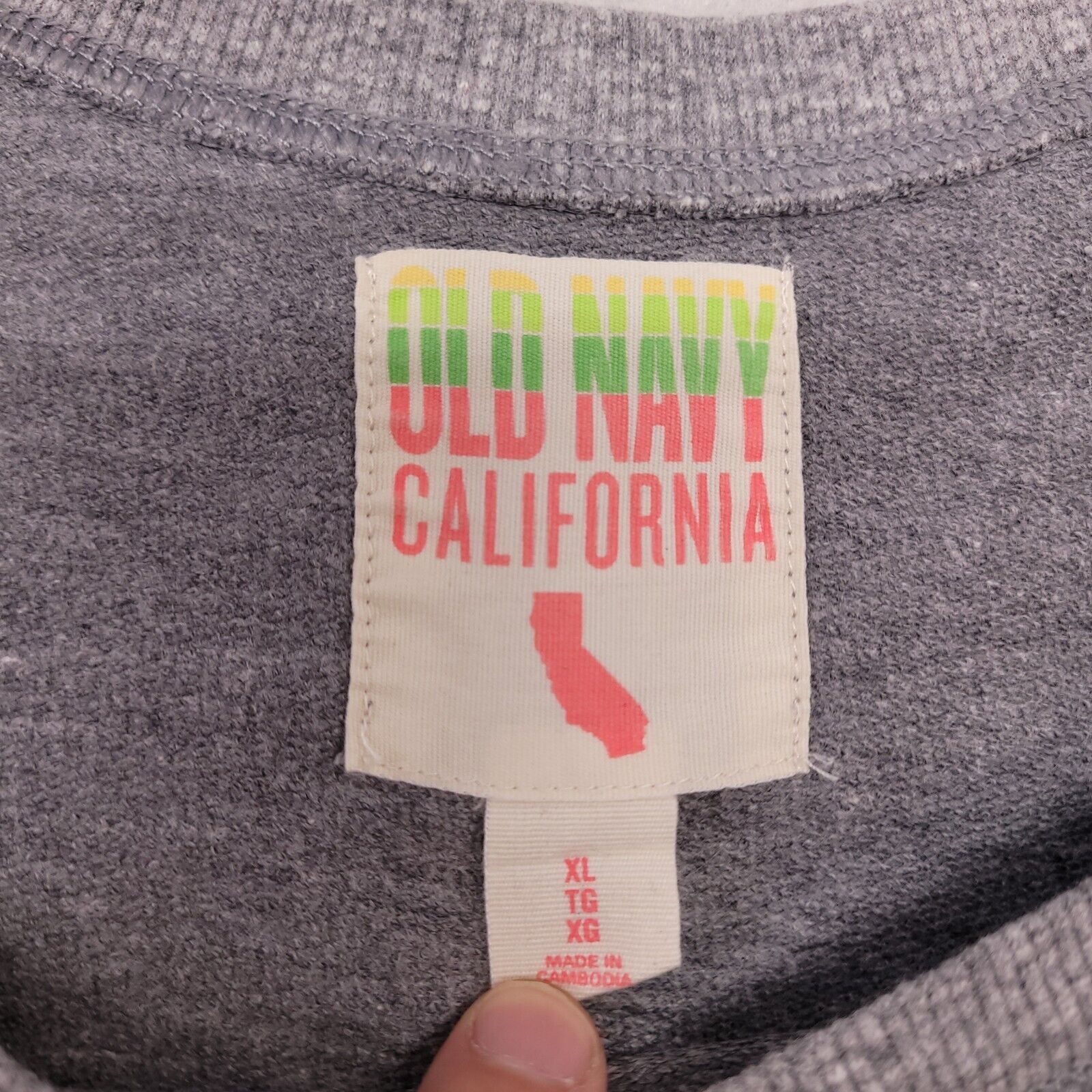 Old Navy Old Navy Long Sleeve Pullover Sweatshirt Womens Size XL Gray Size XL / US 12-14 / IT 48-50 - 3 Thumbnail