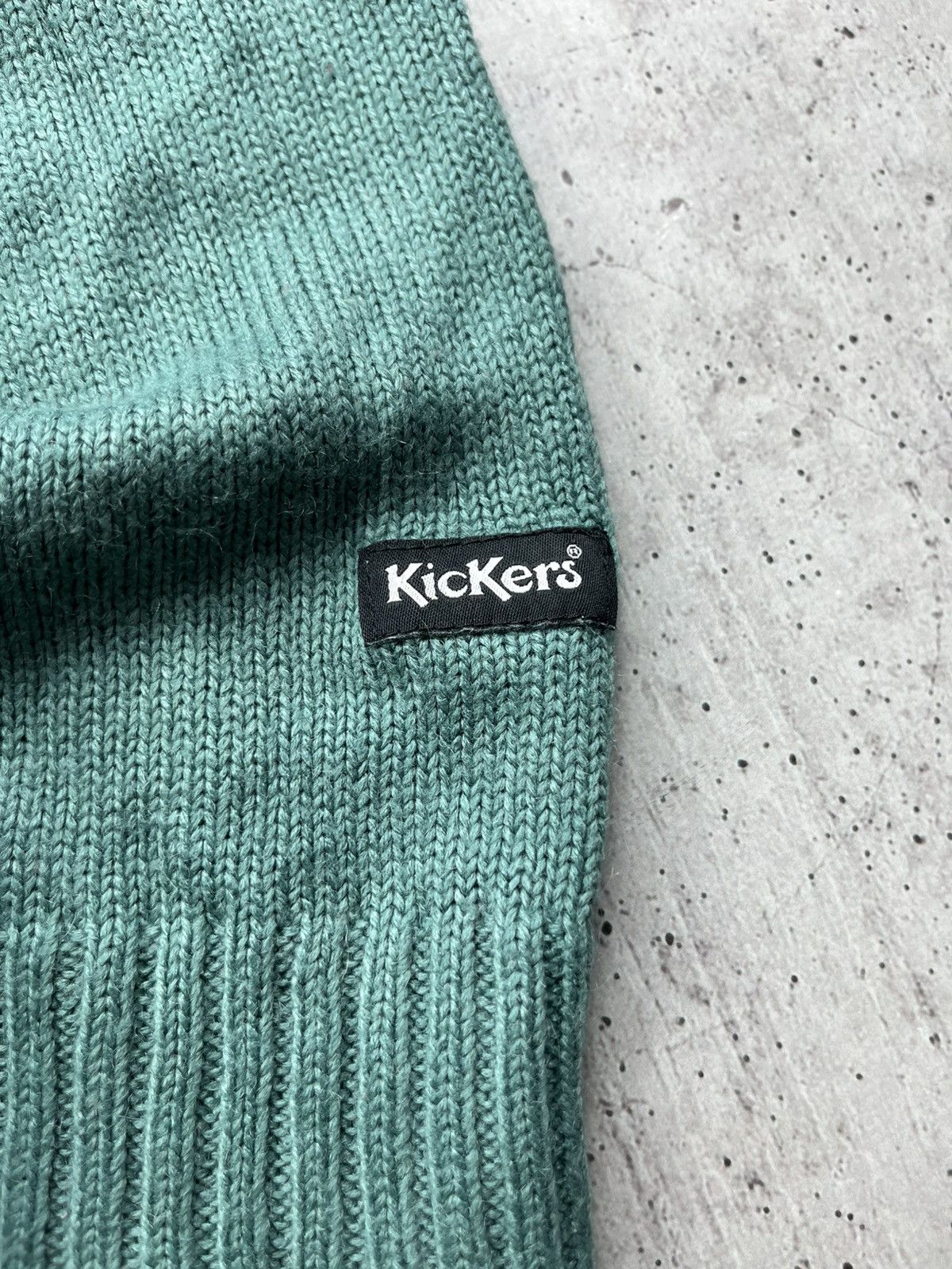 Kickers Vintage 90s Kickers Rare Big Logo Knitted Sweater Streetwear Size US L / EU 52-54 / 3 - 4 Thumbnail