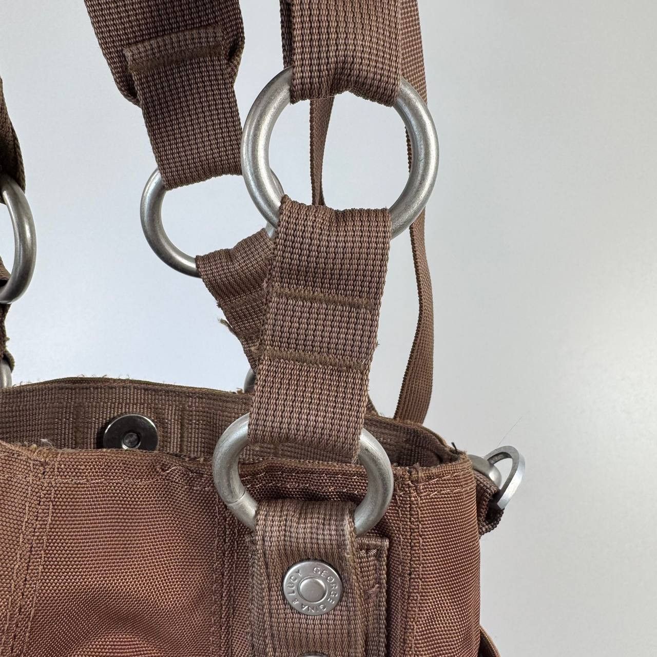 George Gina & Lucy George Gina Lucy Puffy Punchbag Shoulder Bag Brown Womens Size ONE SIZE - 13 Thumbnail
