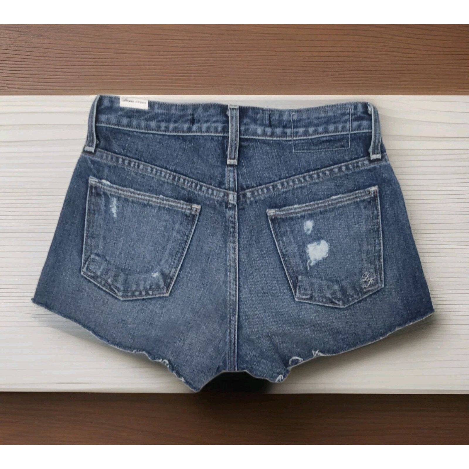 Other Lovers + Friends Revolve Denim Jack High Rise Distressed 24 Size 24" / US 00 / IT 34 - 3 Thumbnail