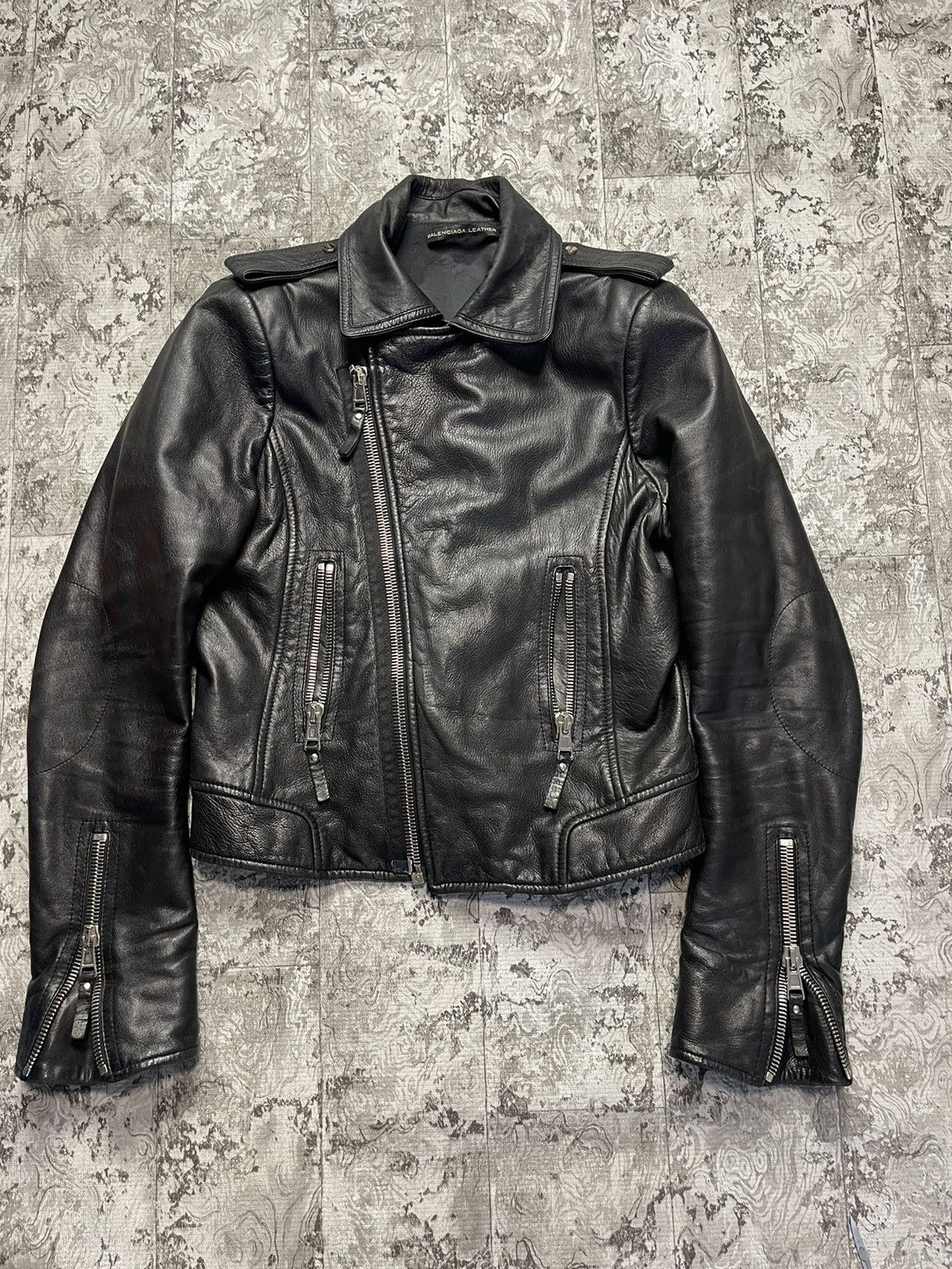 Balenciaga Balenciaga Motorcycle Leather Jacket Size 44 Woman Size M / US 6-8 / IT 42-44 - 4 Thumbnail