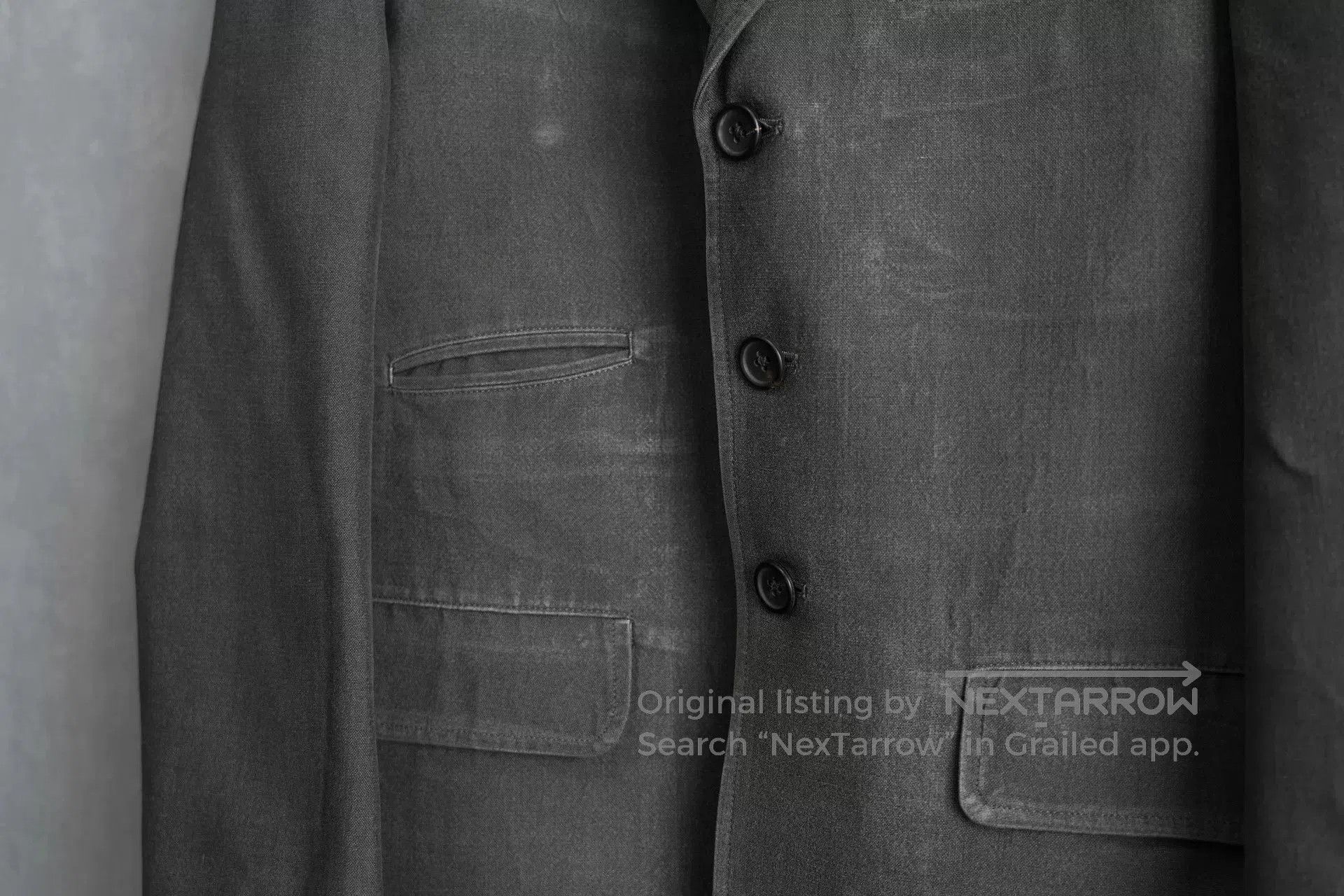 Yohji Yamamoto Yohji Yamamoto Gray Silk Jacket. Size US M / EU 48-50 / 2 - 5 Thumbnail