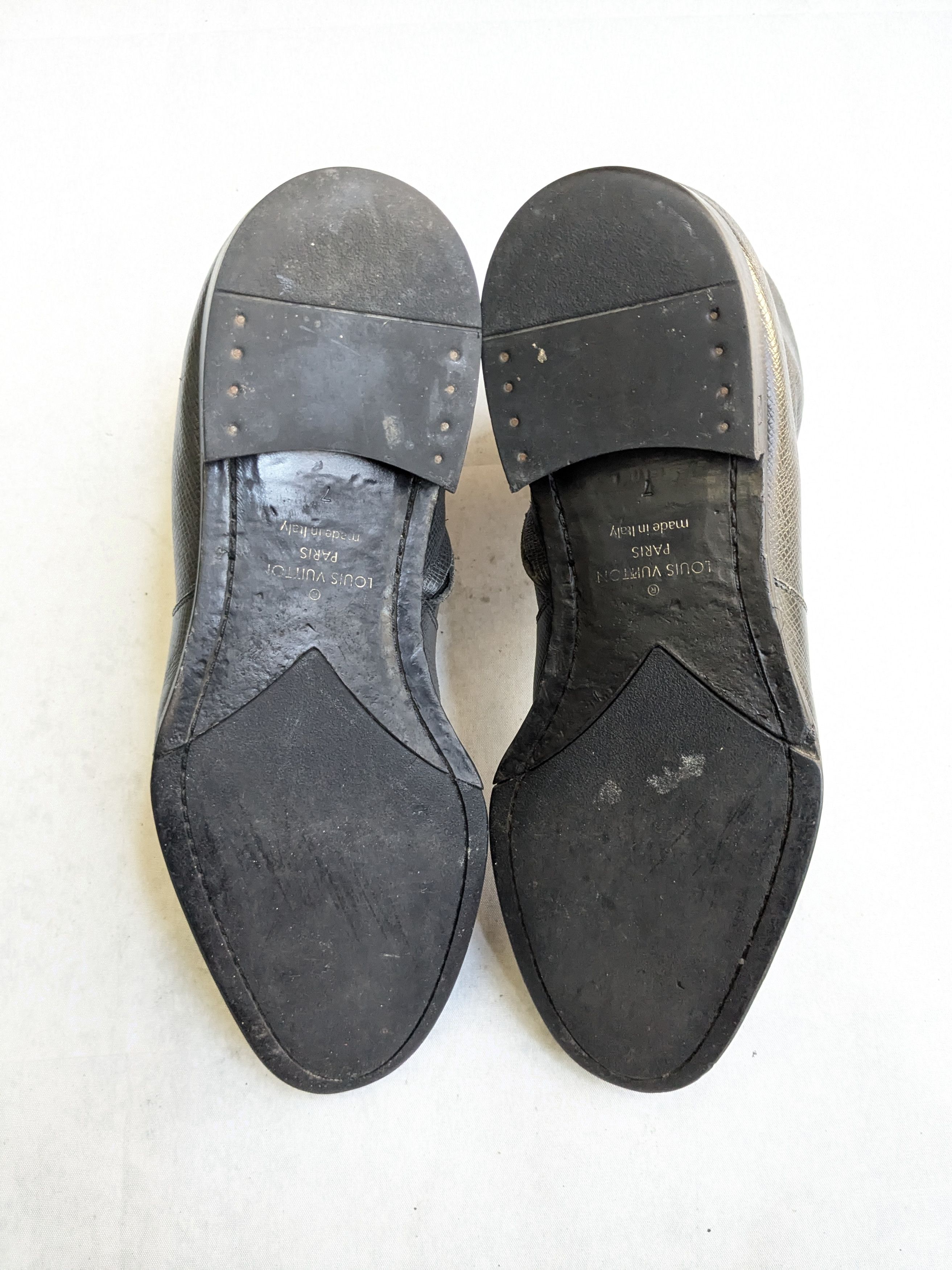 Louis Vuitton Louis Vuitton Side Zip Boots Gray Black Leather 8 Chelsea Size US 8 / EU 41 - 12 Thumbnail