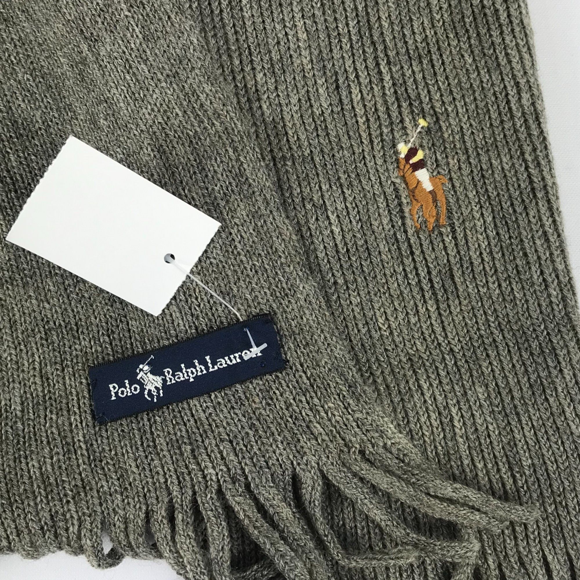 Polo Ralph Lauren Vintage Polo Ralph Lauren Scarf Muffler Wool Knitted Scarves Size ONE SIZE - 3 Thumbnail