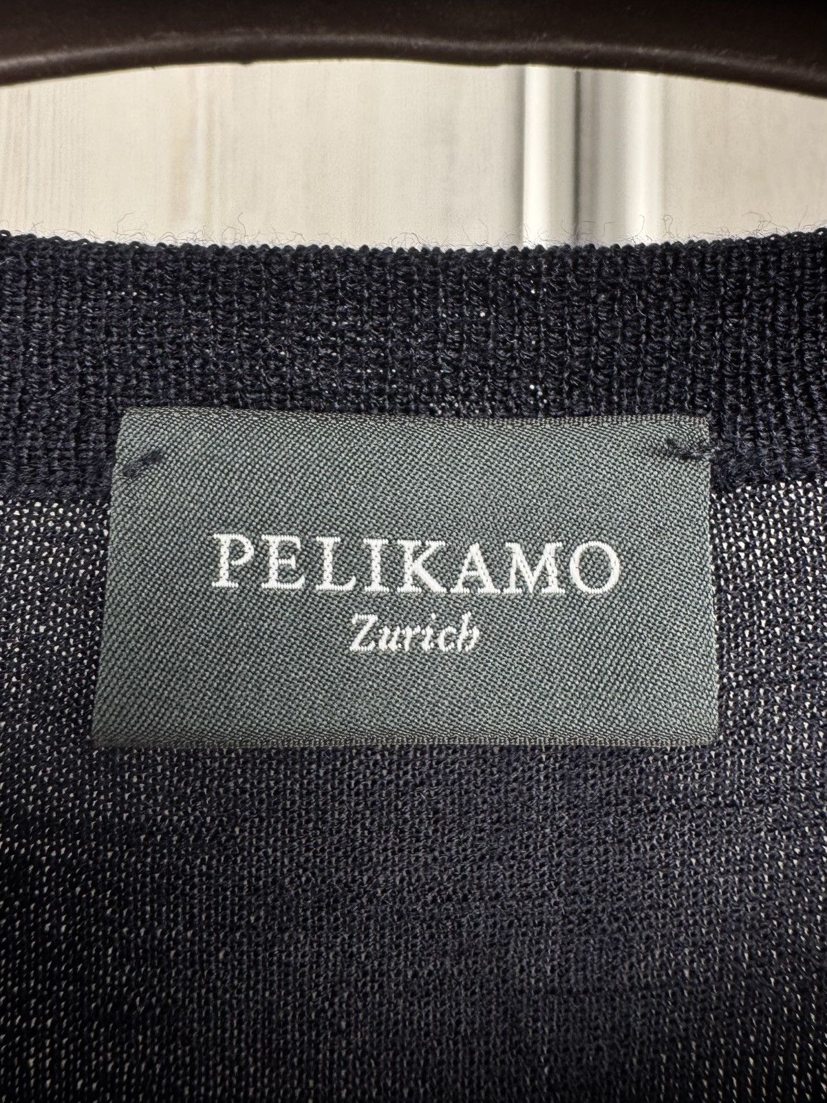 Other Pelikamo Zurich Wool Silk Round Neck navy blue sweater Size US L / EU 52-54 / 3 - 8 Thumbnail