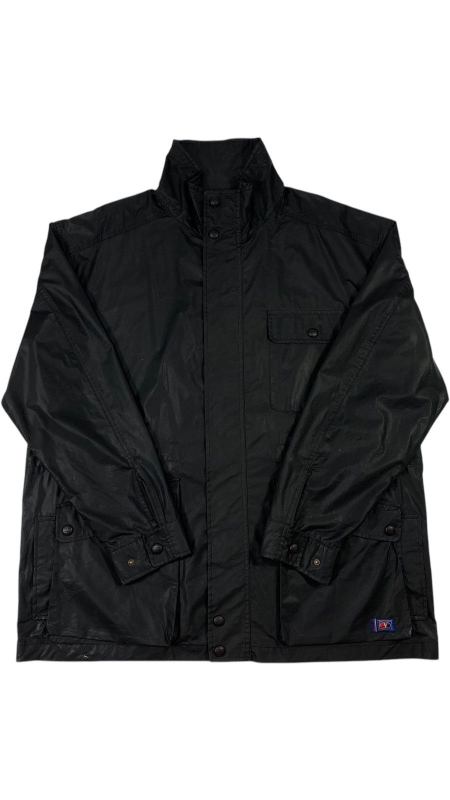 LASTDROP🔥 Vintage 90s Valentino Rubber Jacket Nylon Raincoat