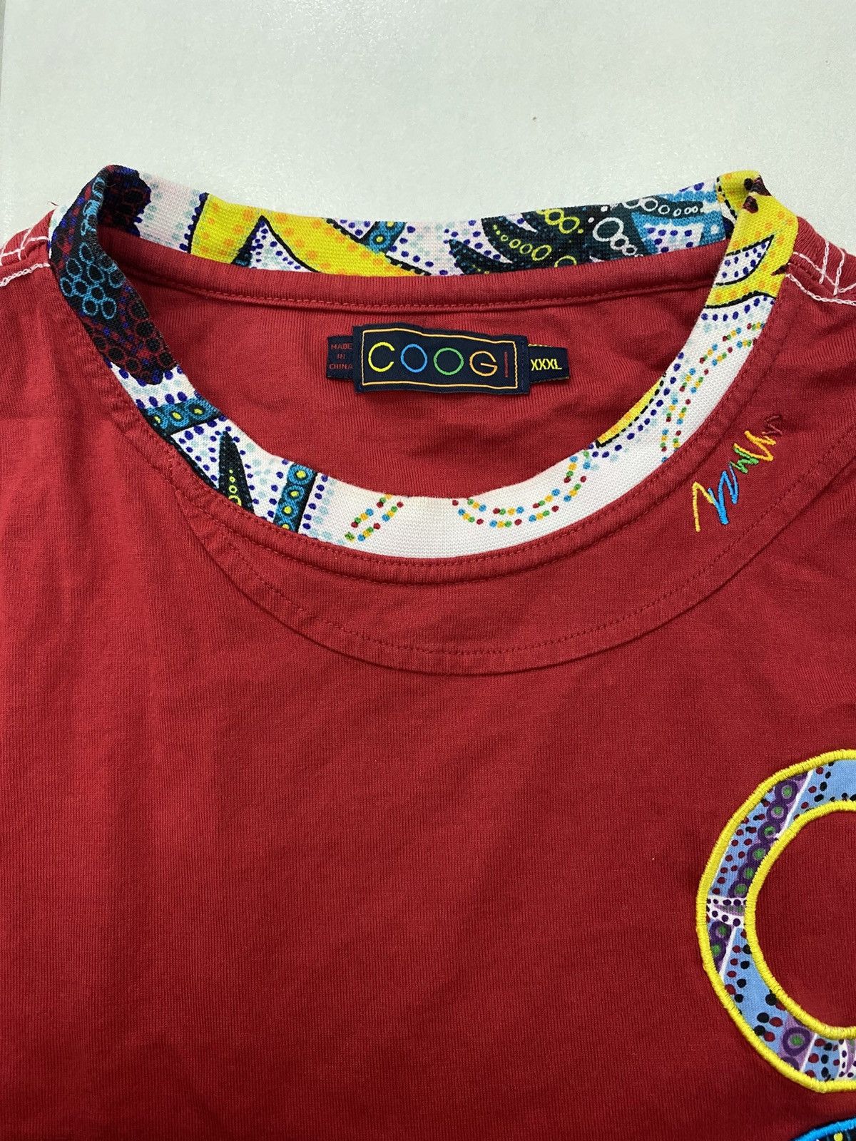 Coogi Coogi oversize spellout tribal sleeve tee Size US XXL / EU 58 / 5 - 8 Thumbnail