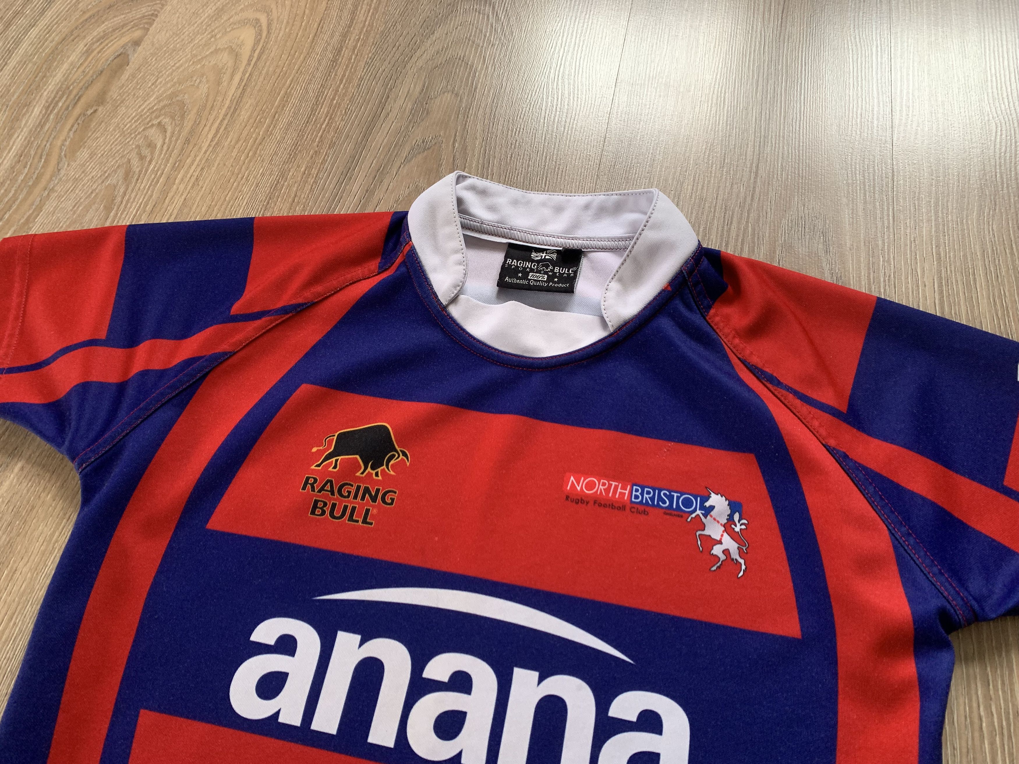Sports Specialties Raging Bull North Bristol RFC Rugby Jersey #12 Size US S / EU 44-46 / 1 - 4 Thumbnail