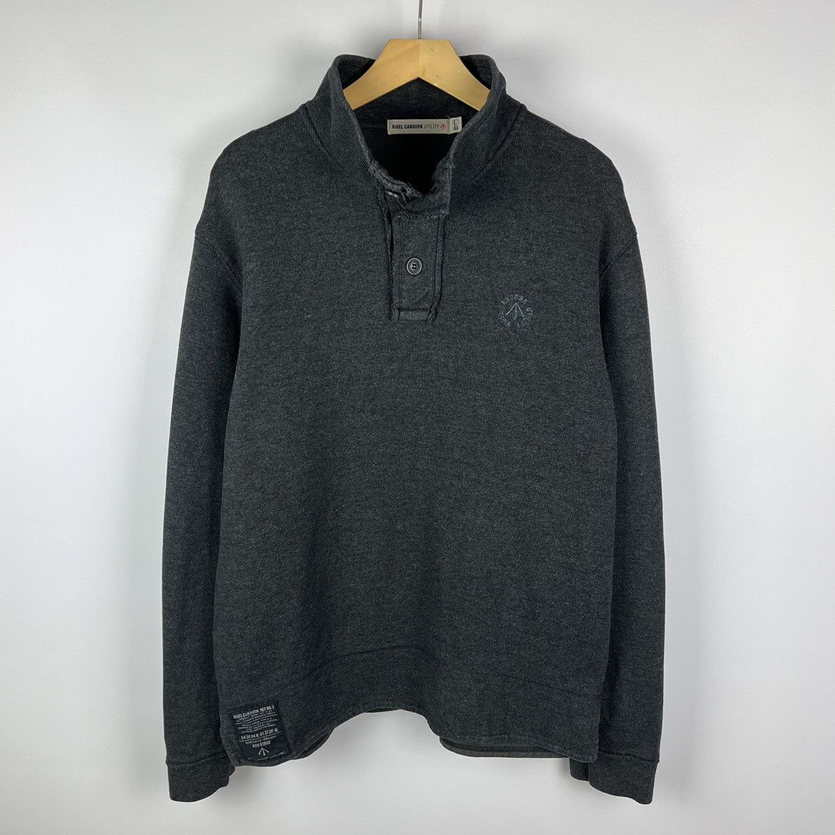 Nigel Cabourn Avant Garde Designer Nigel Cabourn Utility Sweatshirt Rare Size US L / EU 52-54 / 3 - 1 Thumbnail