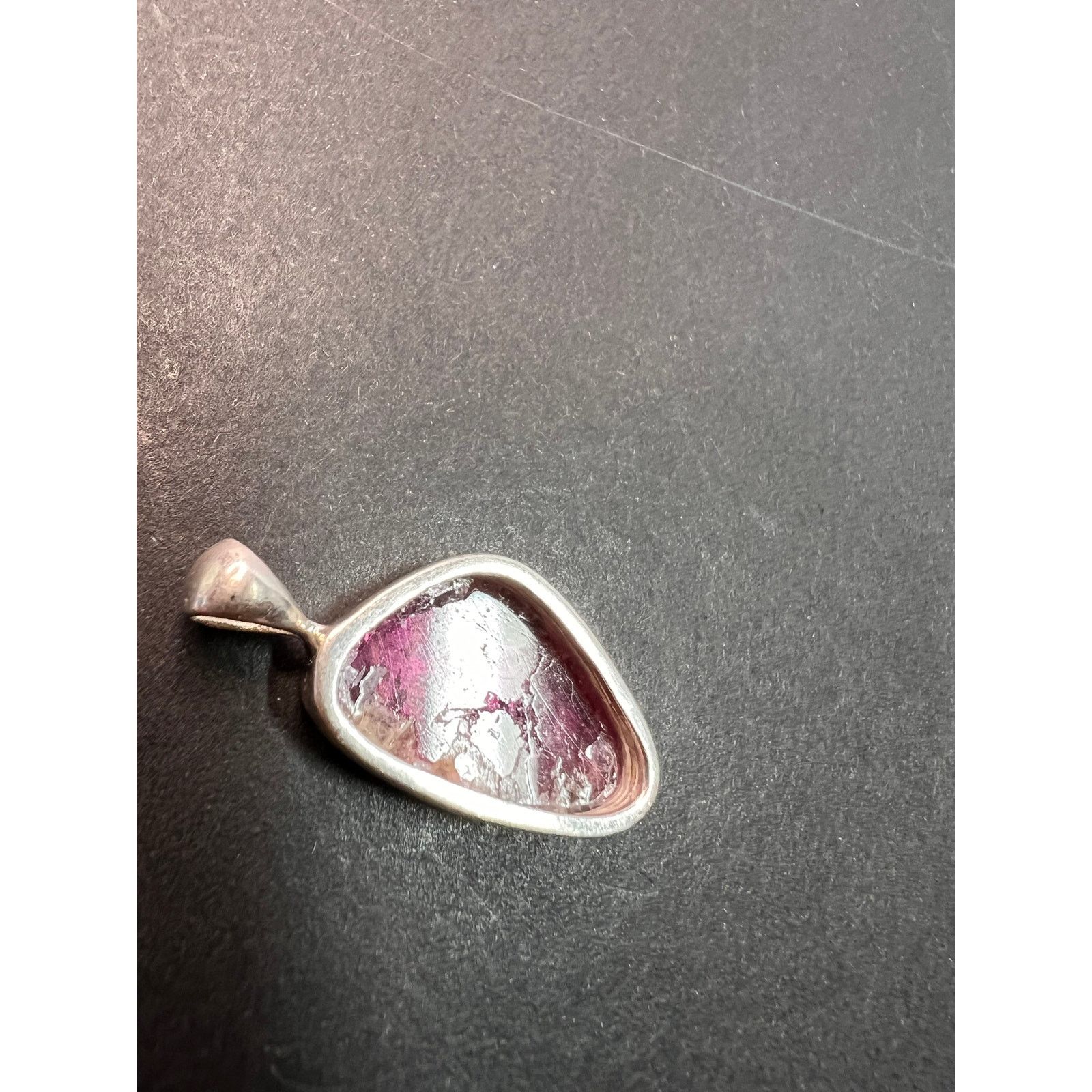 Other NEW Bi color pink tourmaline 925 pendant 1.94 grams Size ONE SIZE - 4 Thumbnail