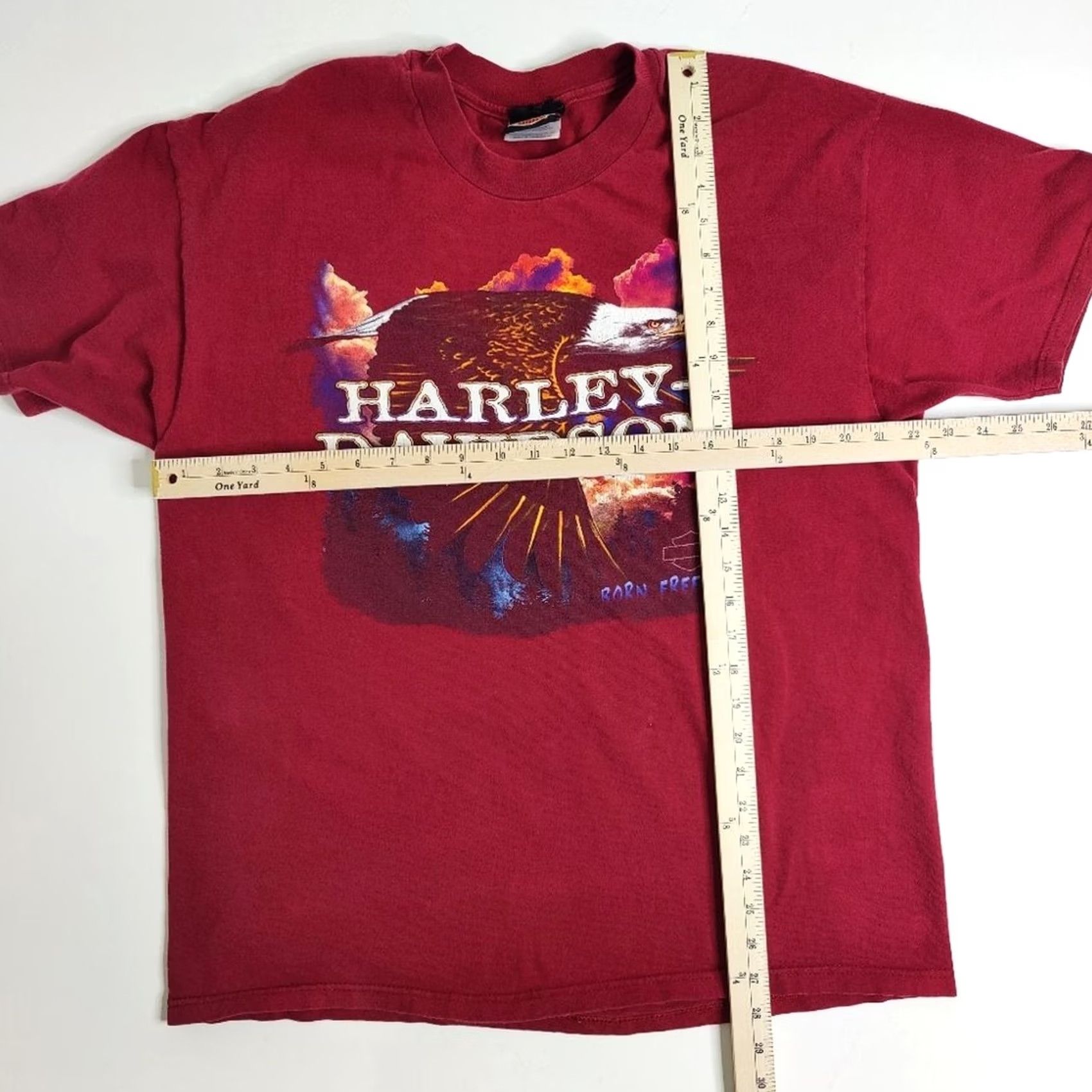 Harley Davidson VINTAGE Harley-Davidson Myrtle Beach Shirt Red Eagle Born Free L Shirt Mens Red Eagle Born Free Myrtle Beach Shirt Harley-Davidson L Shirt Mens Size US L / EU 52-54 / 3 - 4 Thumbnail