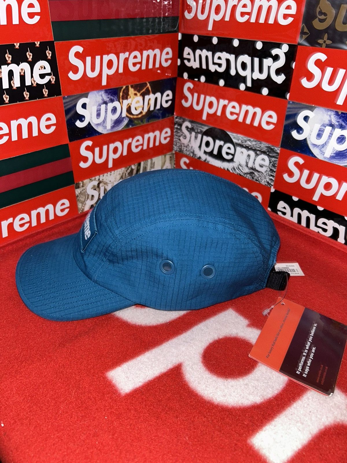 Supreme Supreme x Ventile Camp Cap Teal SS23 NEW WITH TAGS Size ONE SIZE - 3 Thumbnail