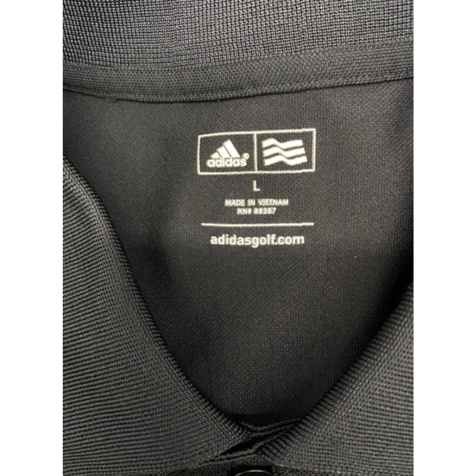 Adidas Adidas Golf Polo Shirt L Mens Black Short Sleeve Logo 6063 90s Event Athletic Polo Shirt adidas Golf Polo Size US L / EU 52-54 / 3 - 3 Thumbnail