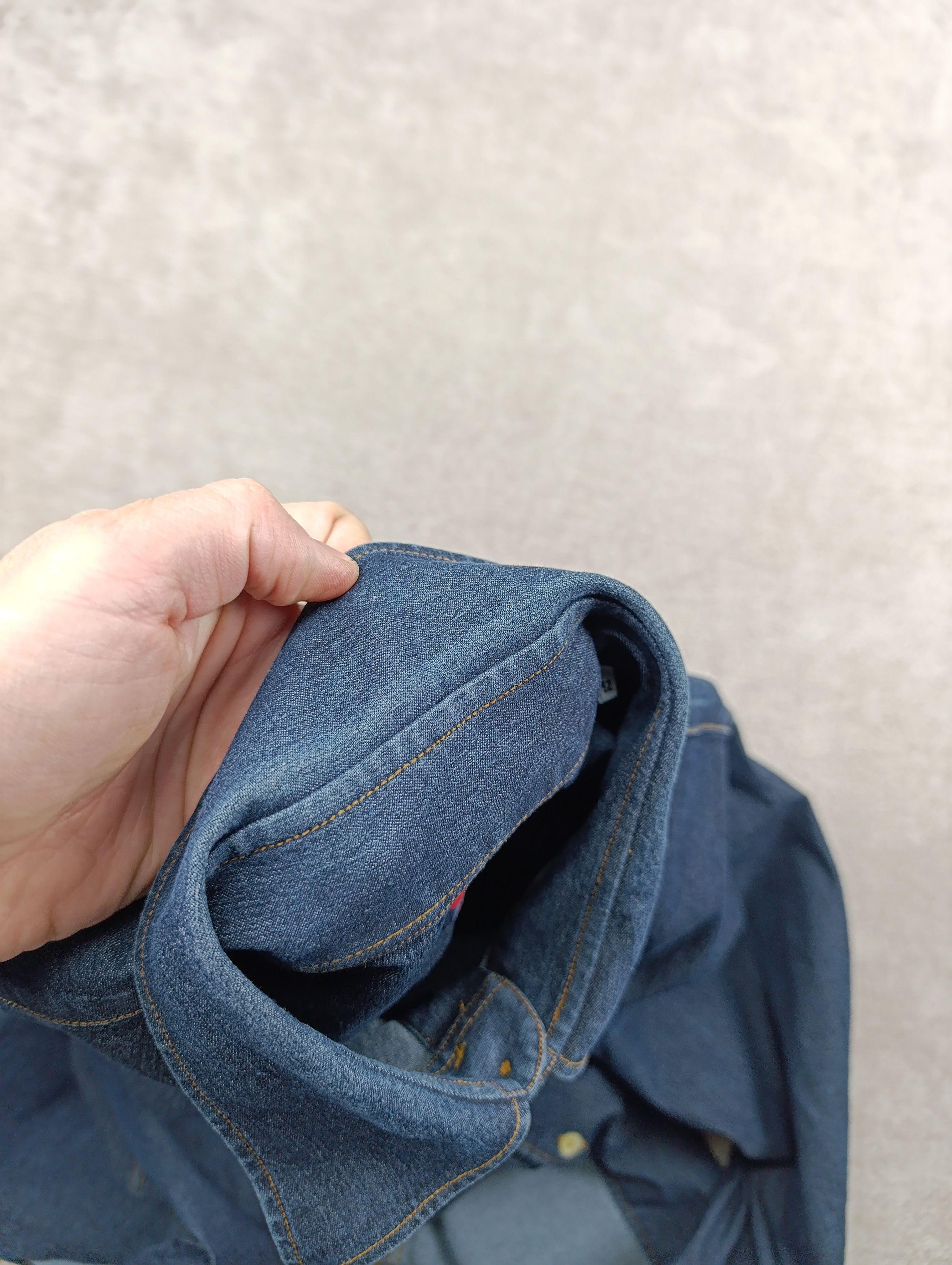 Dolce & Gabbana Dolce Gabbana Mens Denim Stretch Shirt Size 52 Size US L / EU 52-54 / 3 - 11 Thumbnail