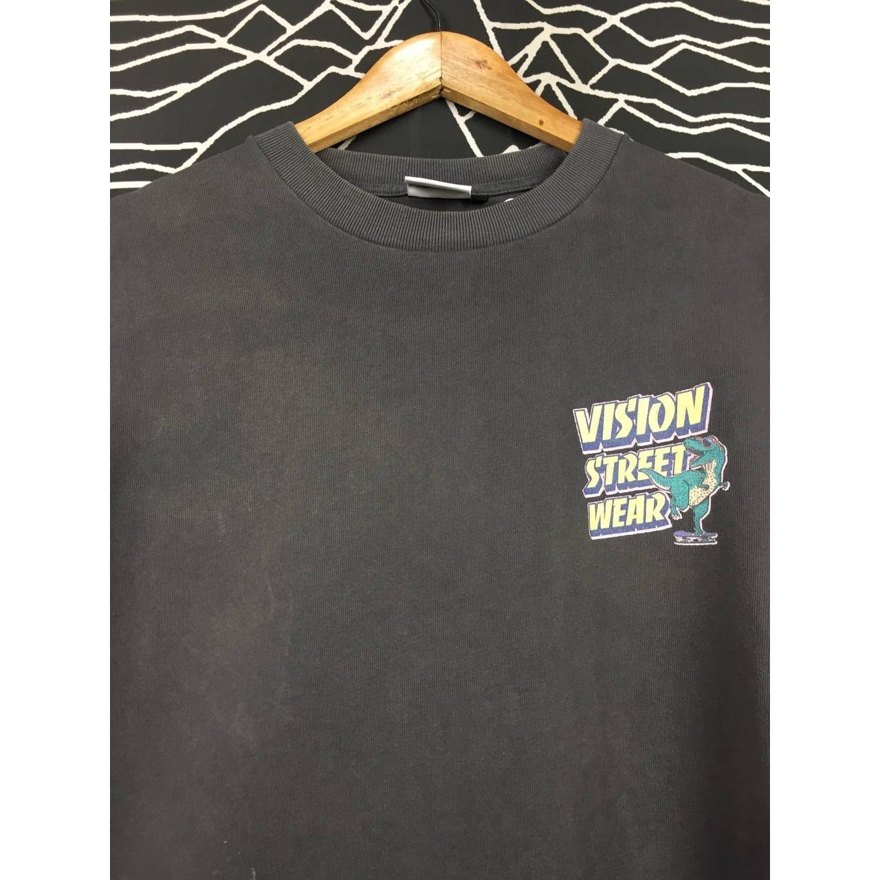Vintage × Vision Streetwear Vision Street Wear Long Sleeve Trex Graphics Skateboards Tee Size US M / EU 48-50 / 2 - 8 Thumbnail