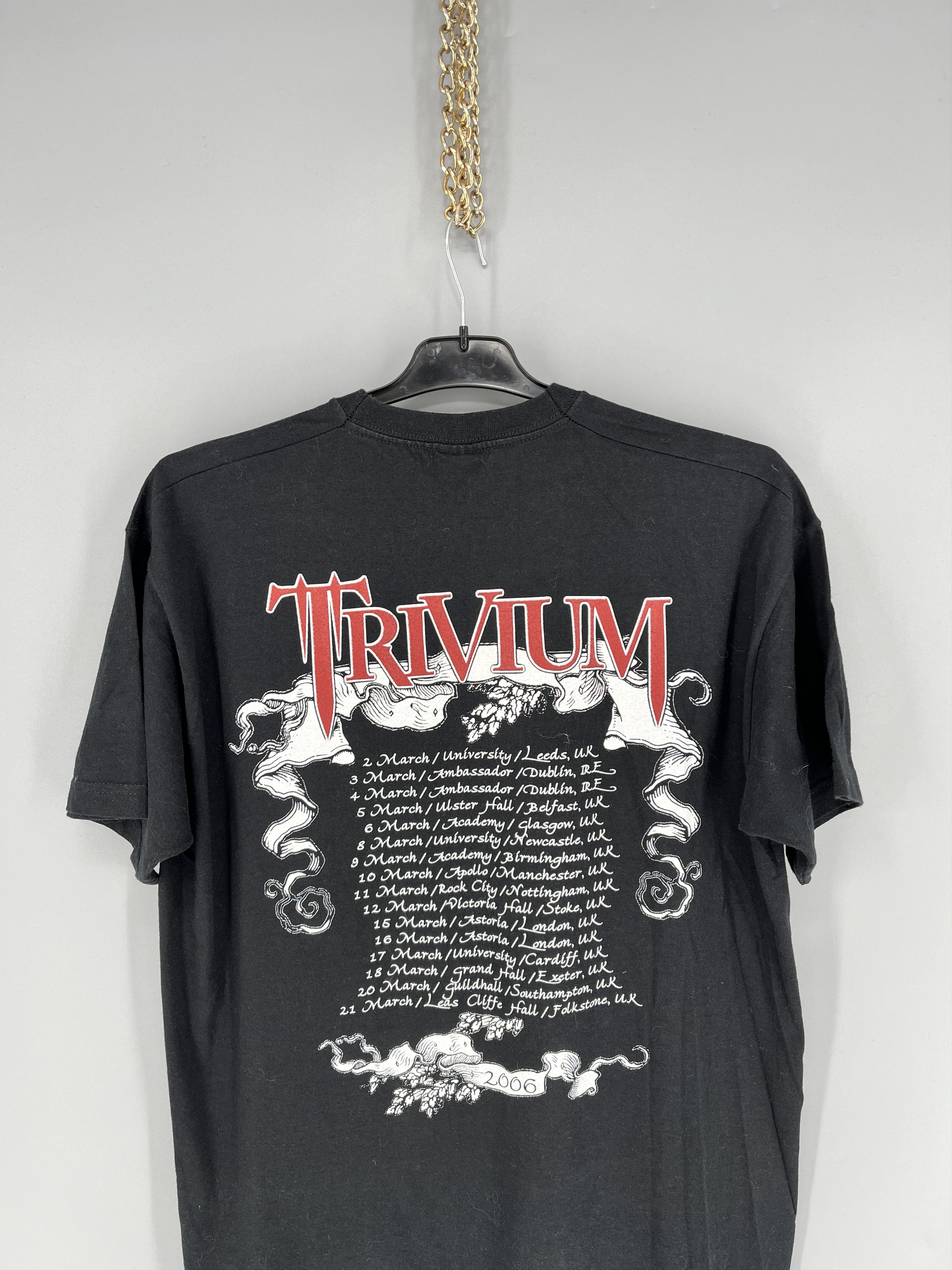 Band Tees Vintage Y2K Triviumn Tour Size M Horror Fece Size US M / EU 48-50 / 2 - 11 Thumbnail
