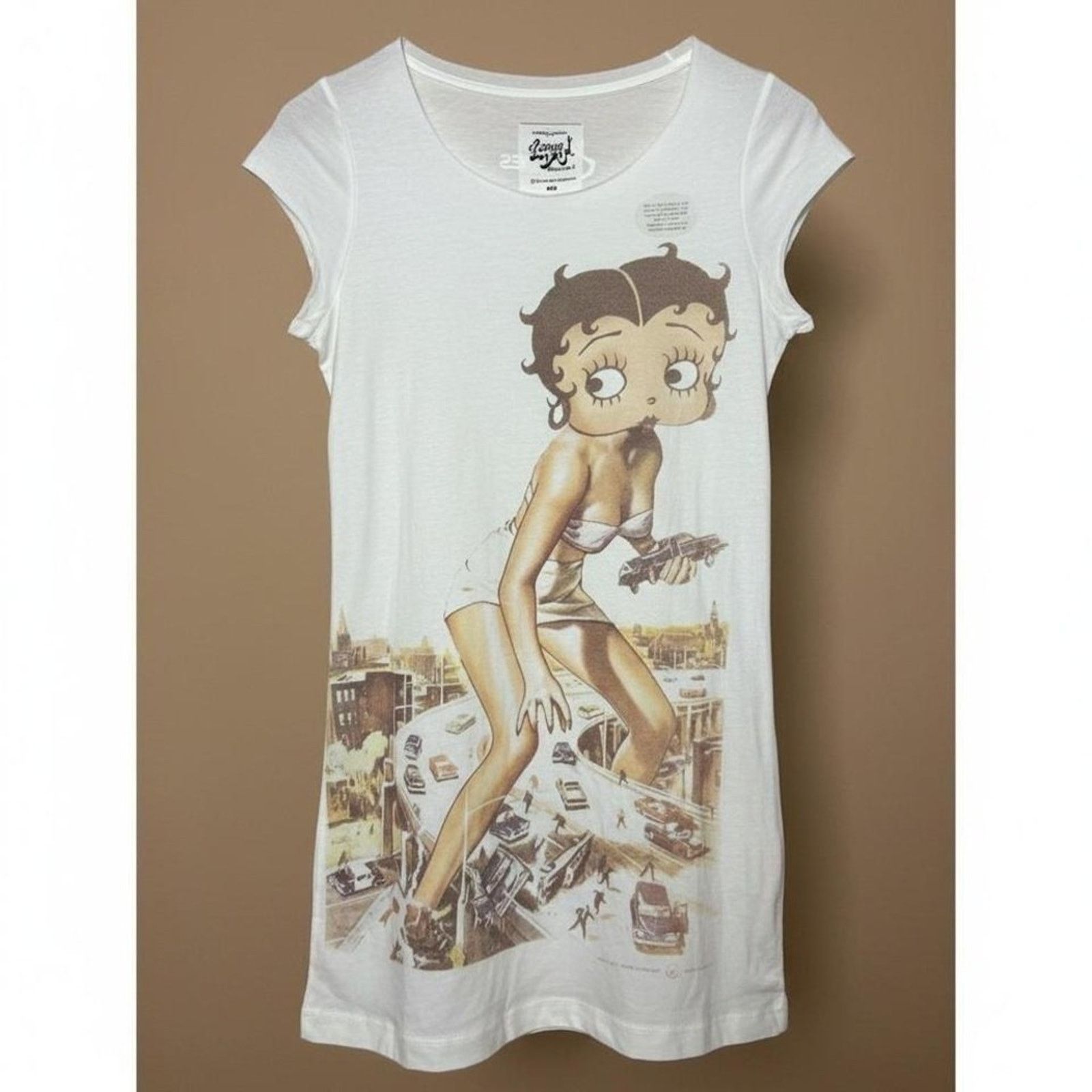 Other Betty Boop 50ft Woman Mashup Tee Size S (NWOT) Size S / US 4 / IT 40 - 1 Thumbnail