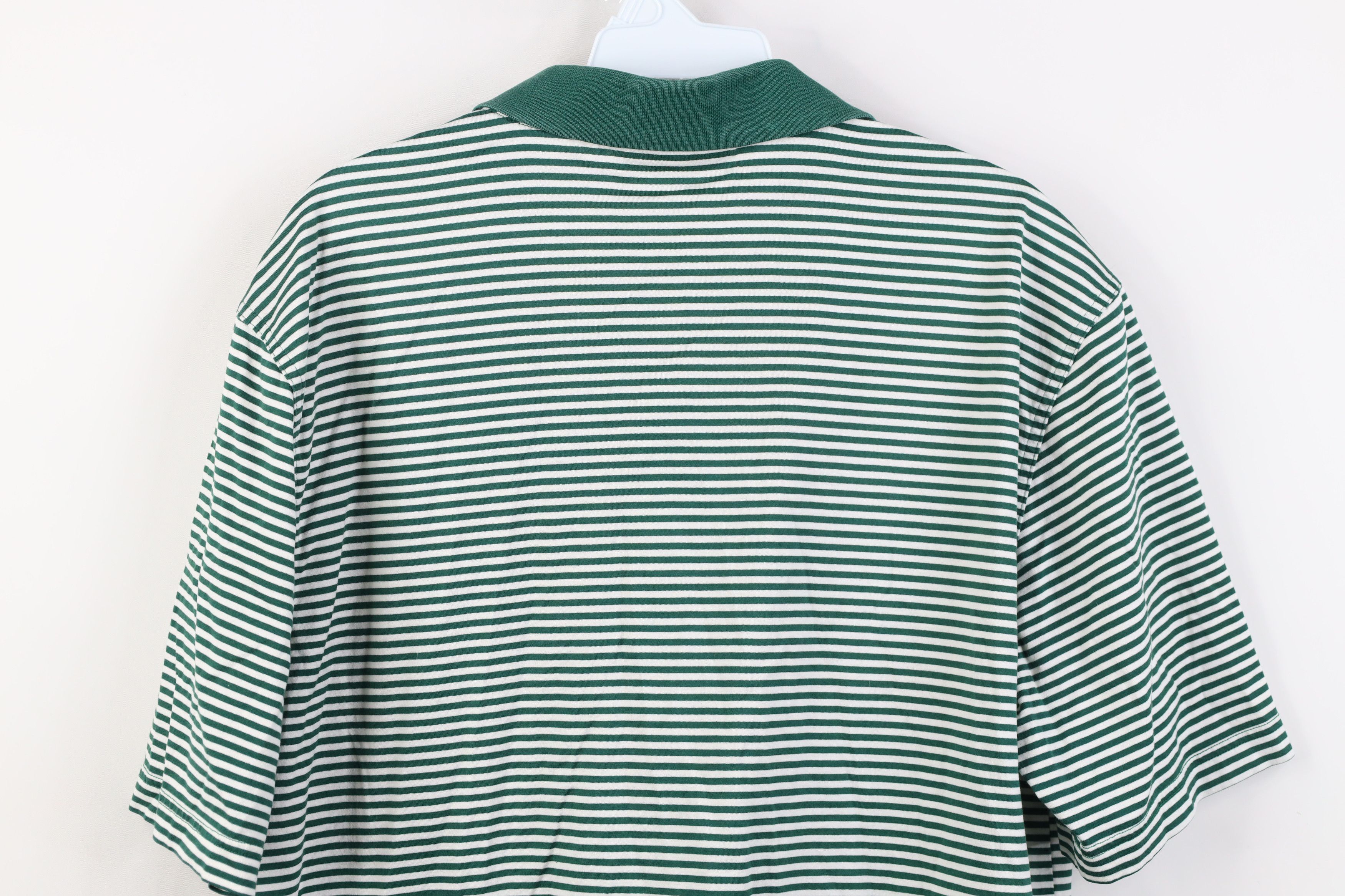 Vintage Vintage The Masters Augusta Striped Collared Golf Polo Shirt Size US L / EU 52-54 / 3 - 12 Thumbnail